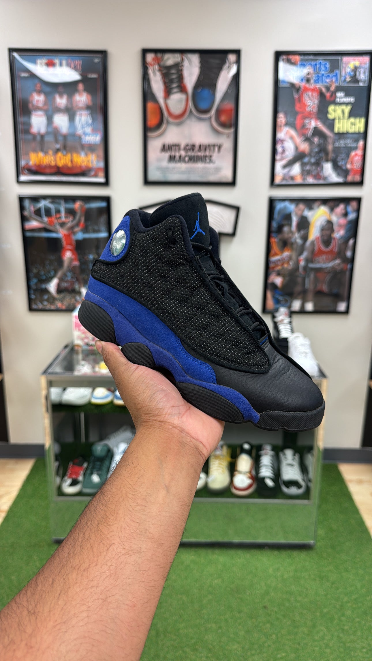 Jordan 13 Retro “Black Hyper Royal” (Sz 5.5Y)
