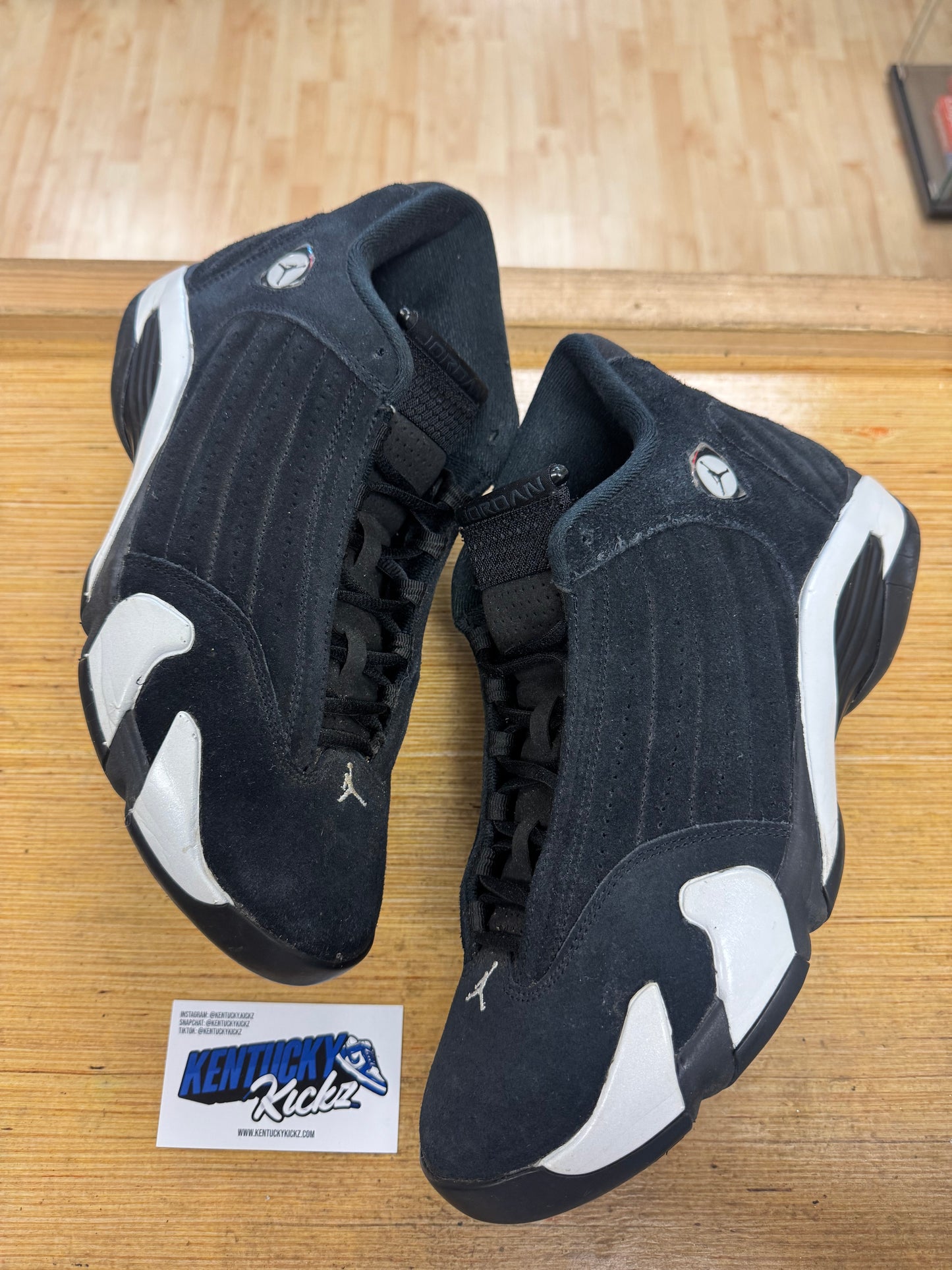 Jordan 14 Retro “Black White” (Sz 10.5)