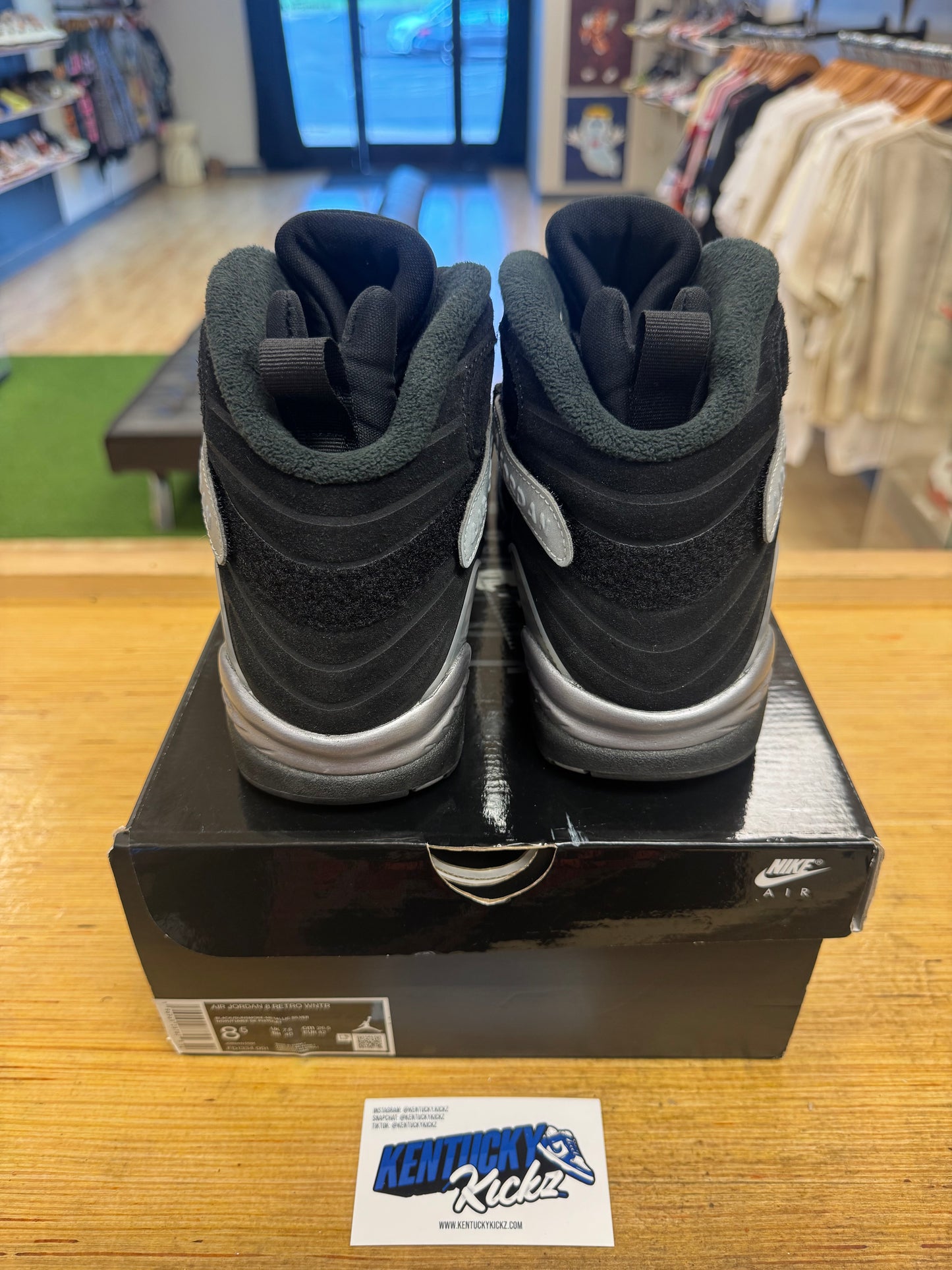 Jordan 8 Retro “Winterized Smoke” (Sz 8.5)