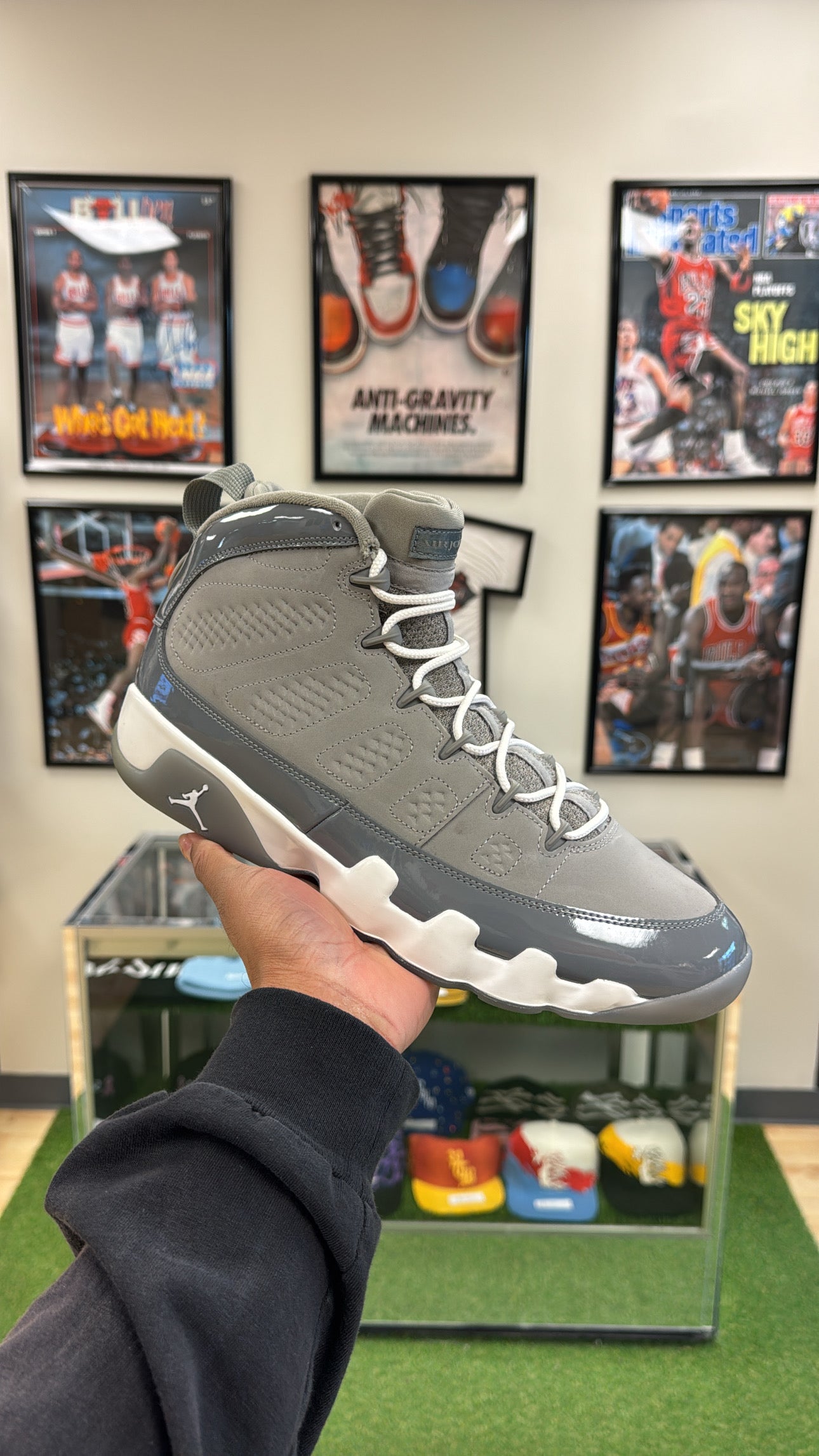 Jordan 9 Retro “Cool Grey” 2025 (Sz 12)