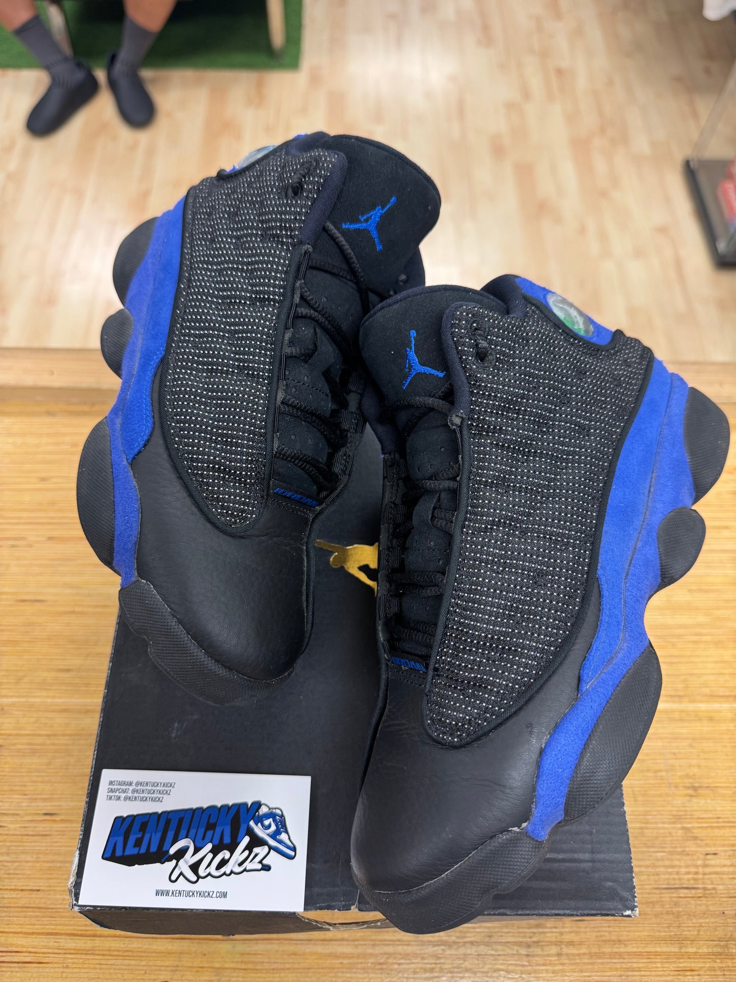 Jordan 13 Retro “Black Hyper Royal” (Sz 5.5Y)