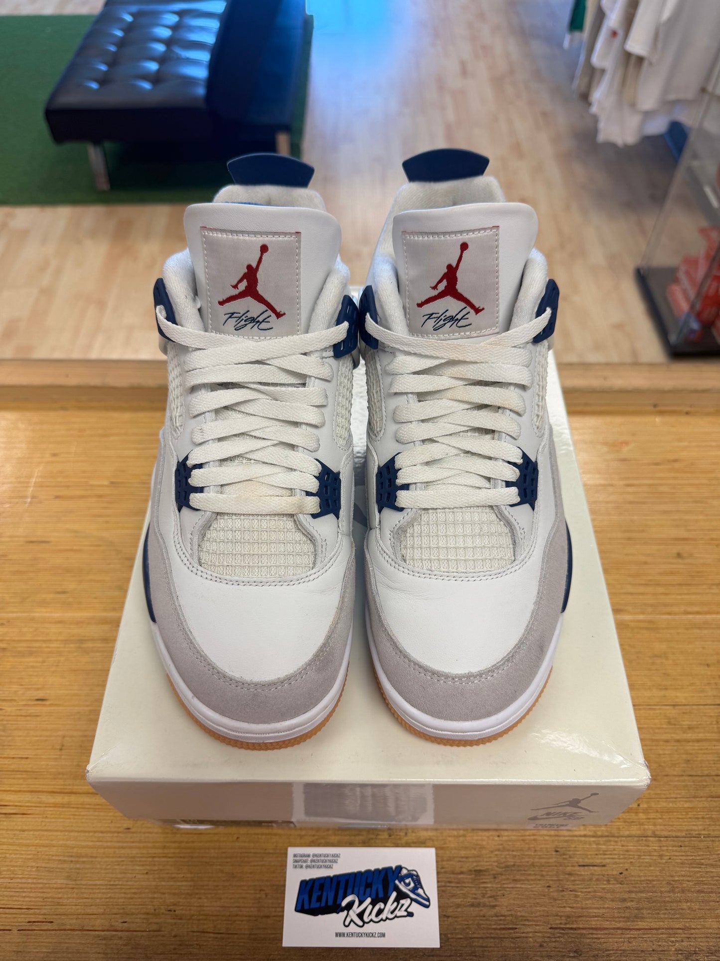 Jordan 4 Retro SB “Navy” (Sz 10)