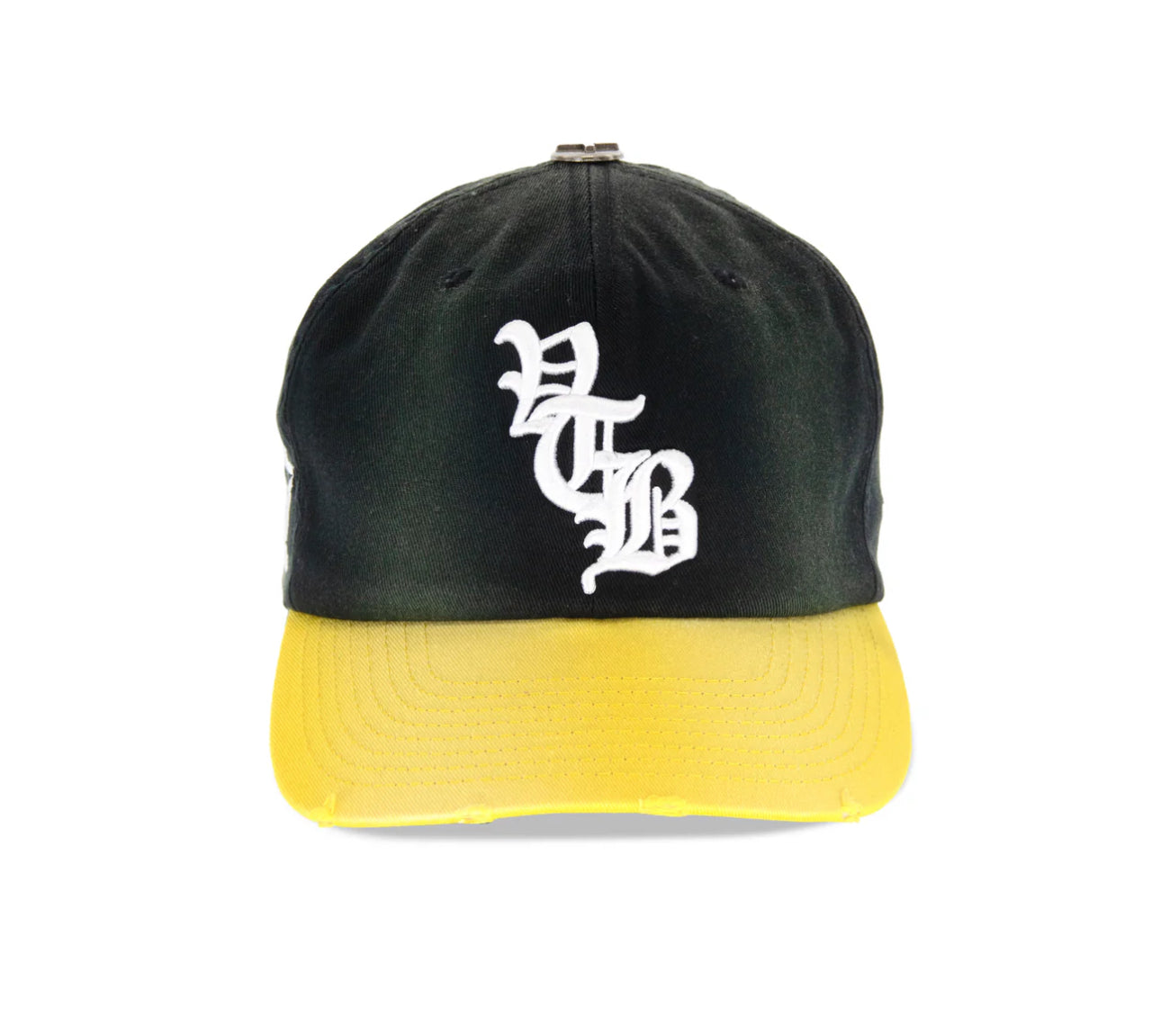 “Vertabrae” BLACK & YELLOW SNAPBACK