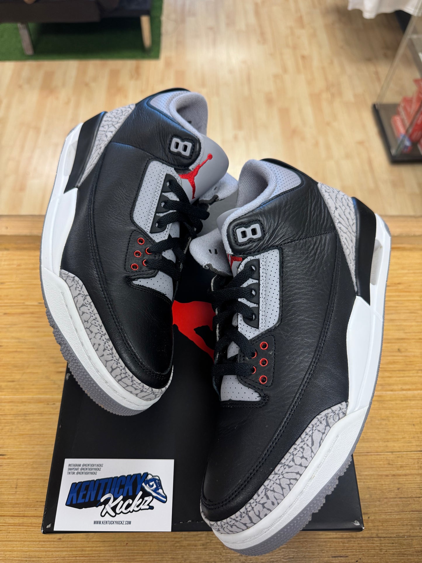 Jordan 3 Retro OG “Black Cement” 2024 (Sz 10)