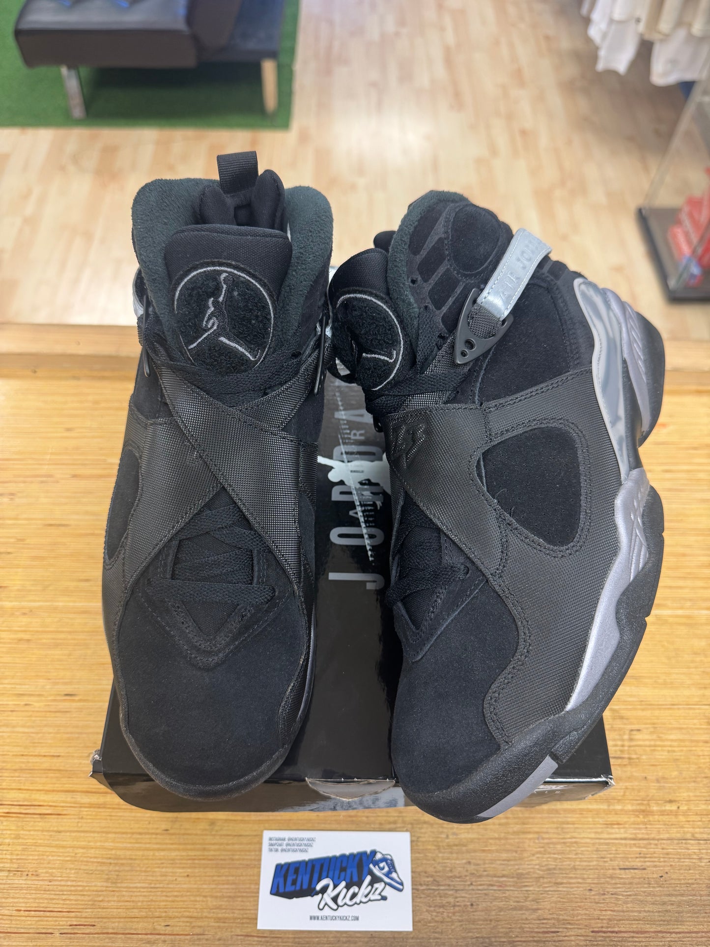 Jordan 8 Retro “Winterized Smoke” (Sz 8.5)