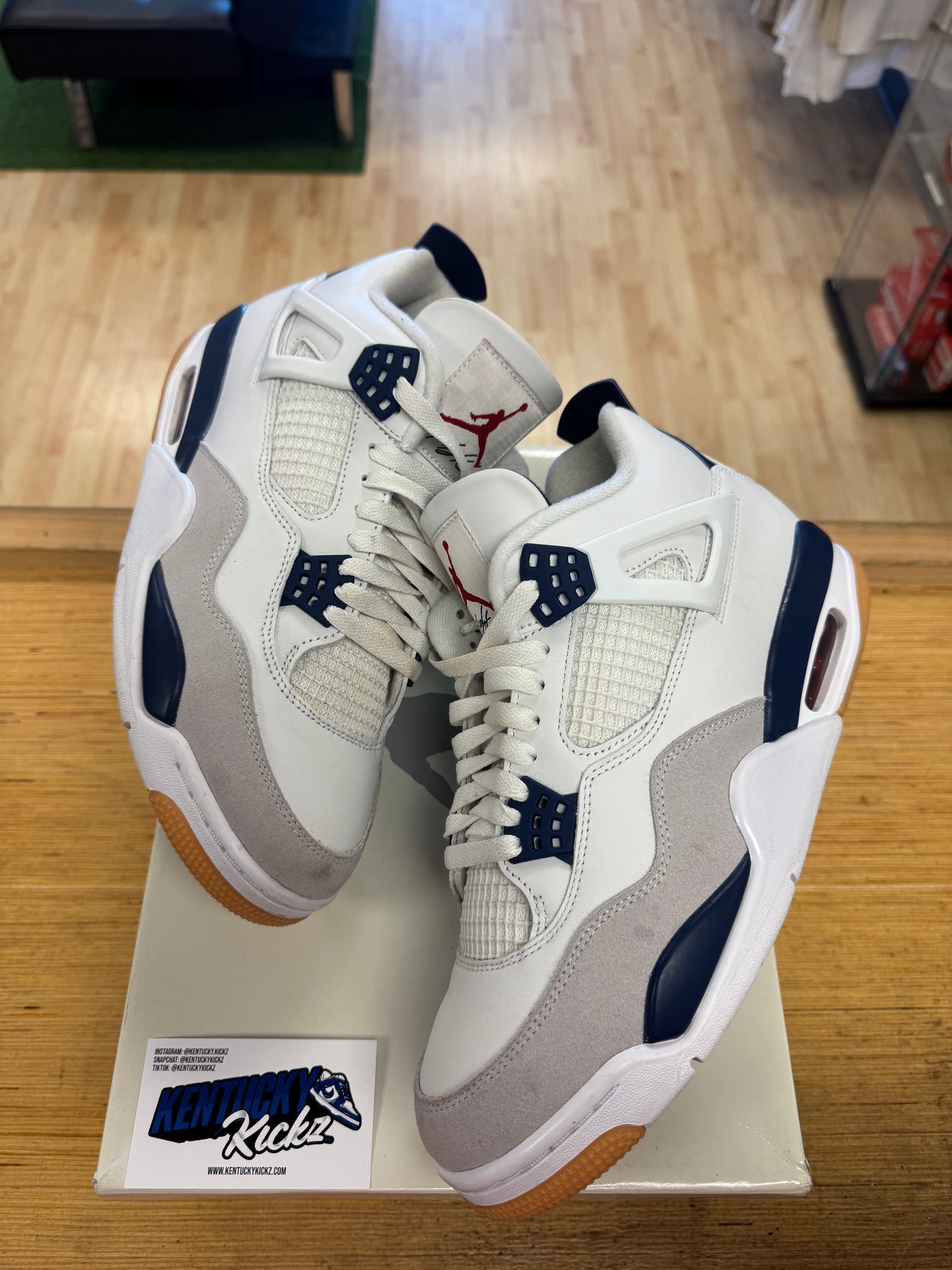 Jordan 4 Retro SB “Navy” (Sz 10)