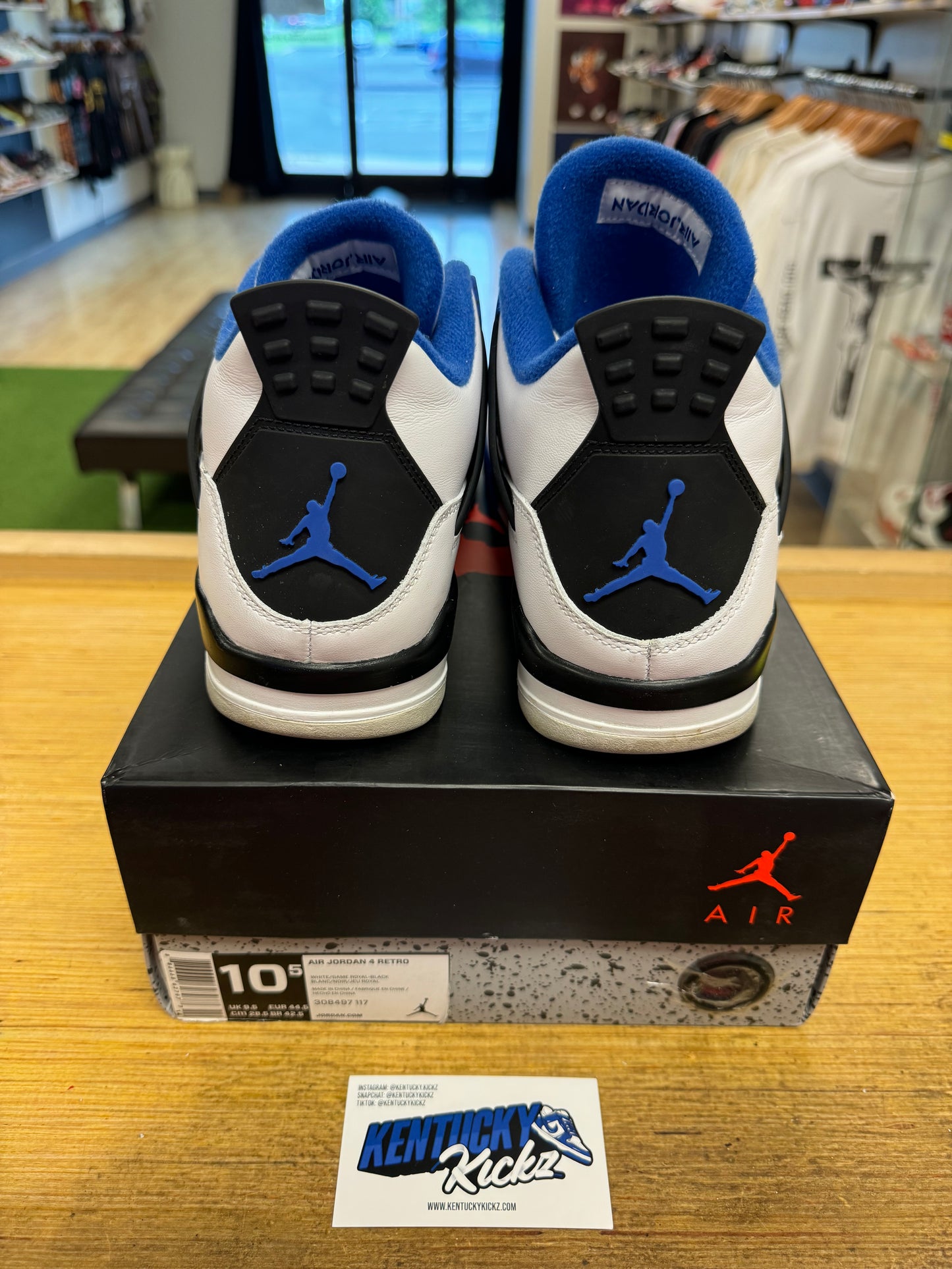 Jordan 4 Retro “Motorsport” 2017 (Sz 10.5)