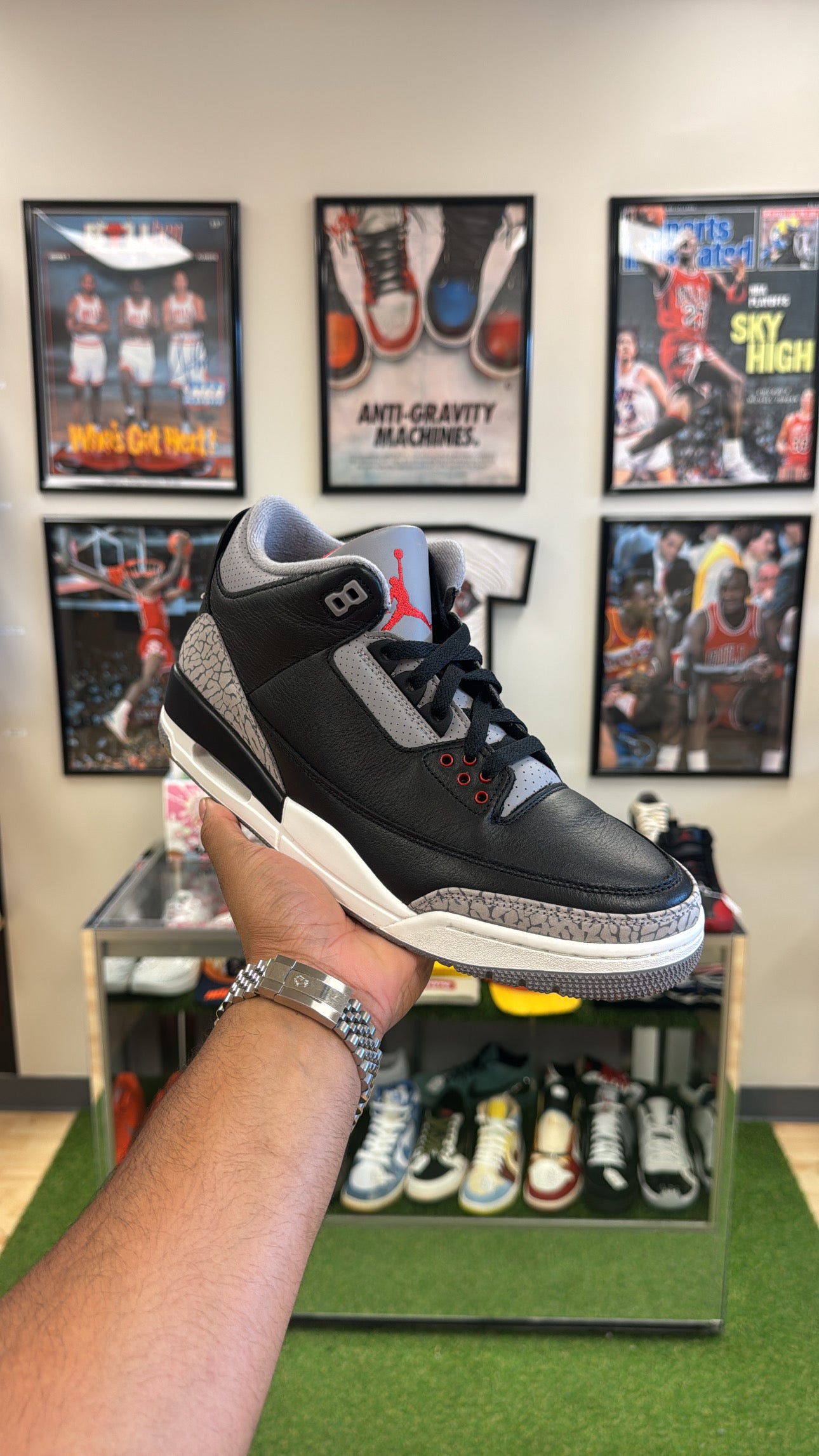 Jordan 3 Retro OG “Black Cement” 2024 (Sz 10)