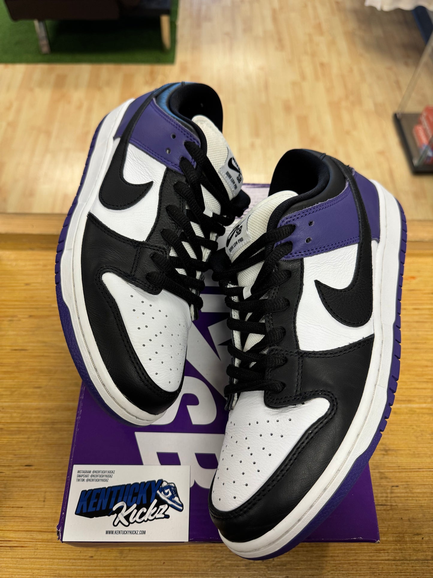 SB Dunk Low “Court Purple” (Sz 12)