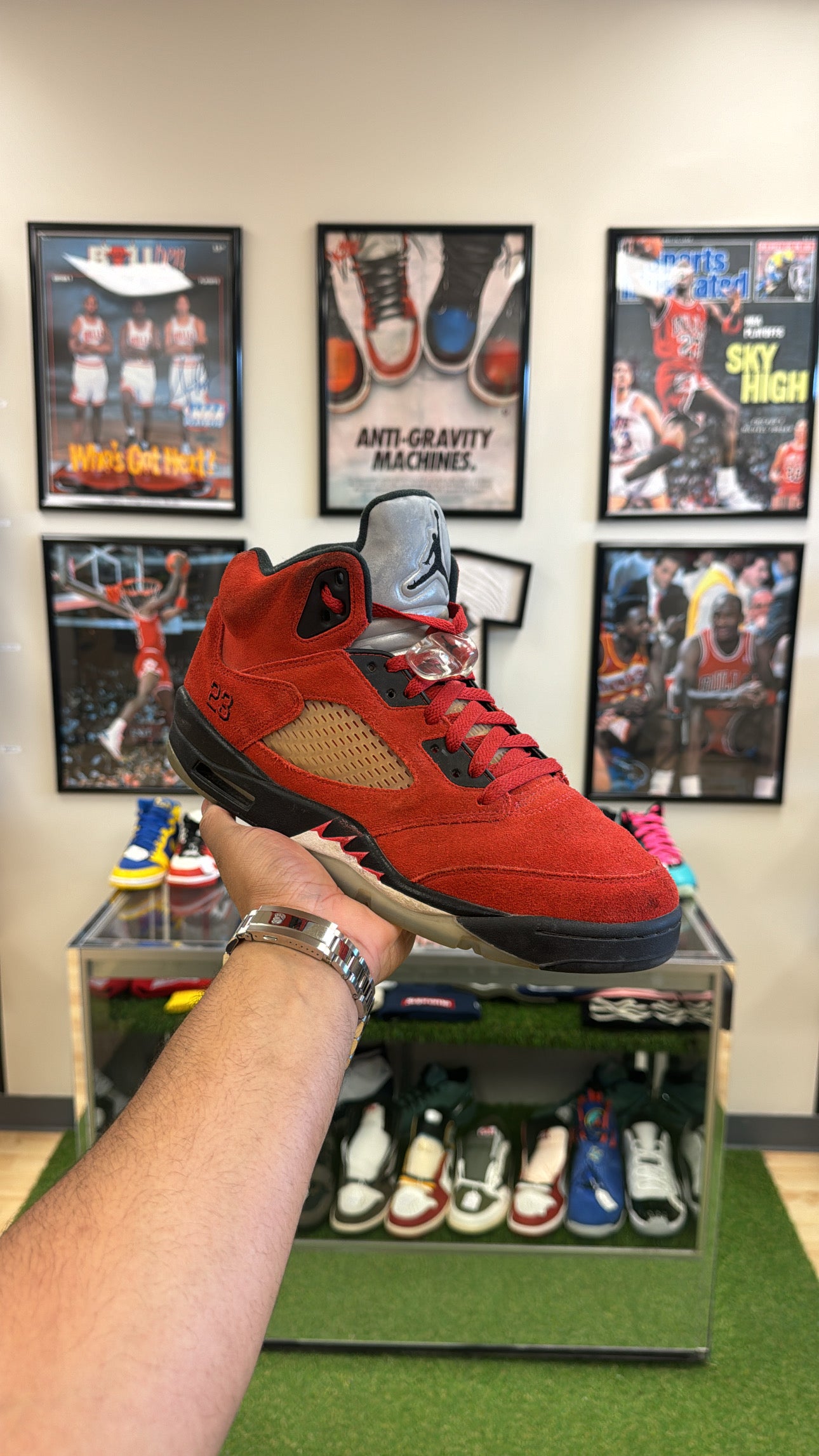 Jordan 5 Retro “Raging Bull” 2021 (Sz 9.5)