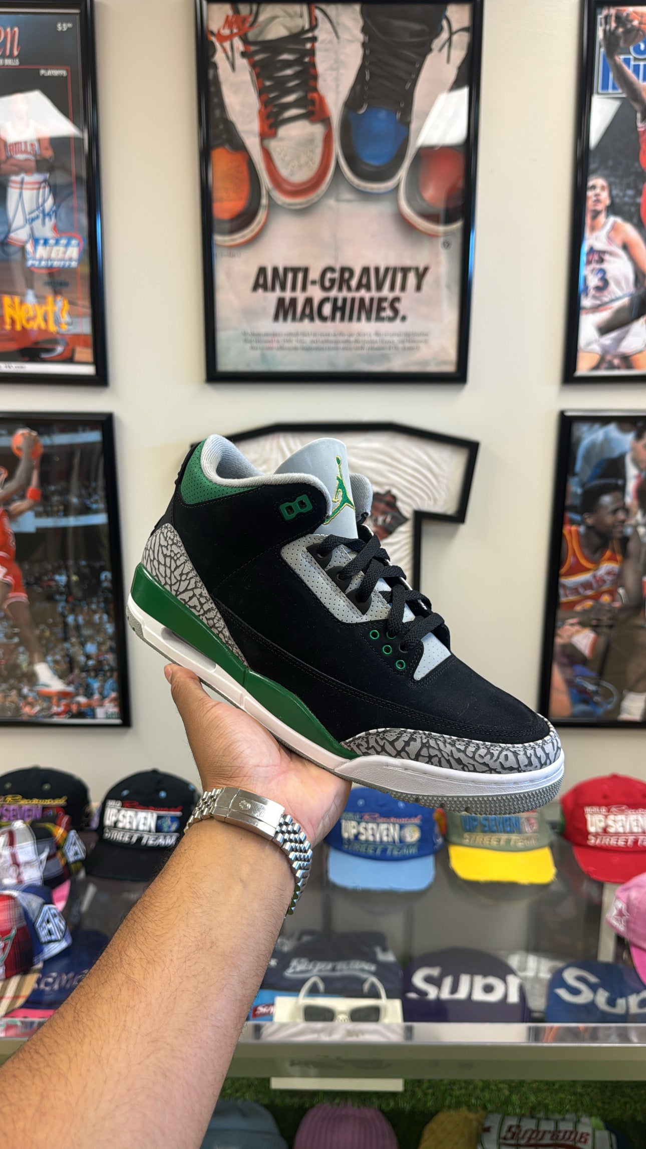 Jordan 3 Retro “Pine Green” (Sz 10.5)