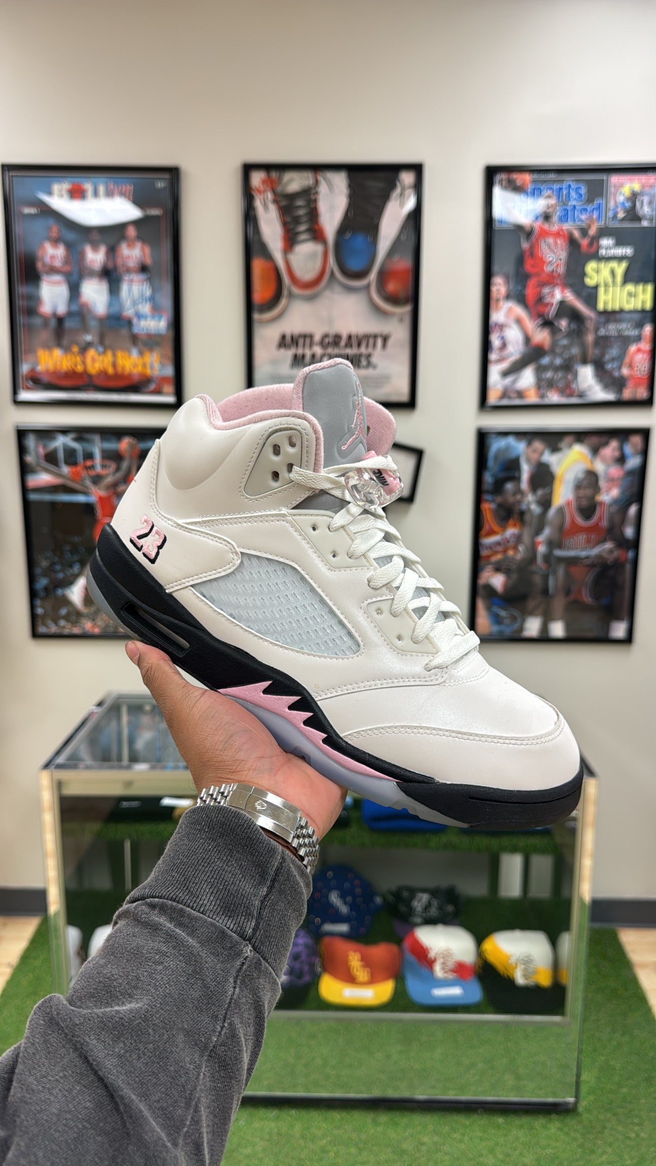 Jordan 5 Retro “Medium Soft Pink” (Sz 11.5)