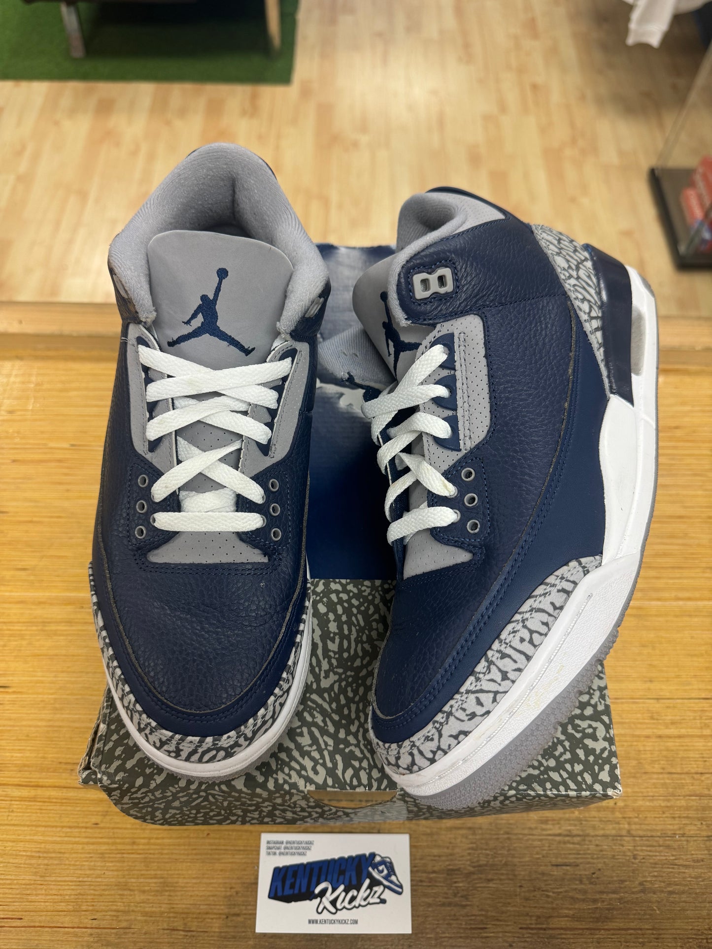 Jordan 3 Retro “Georgetown” (Sz 9.5)