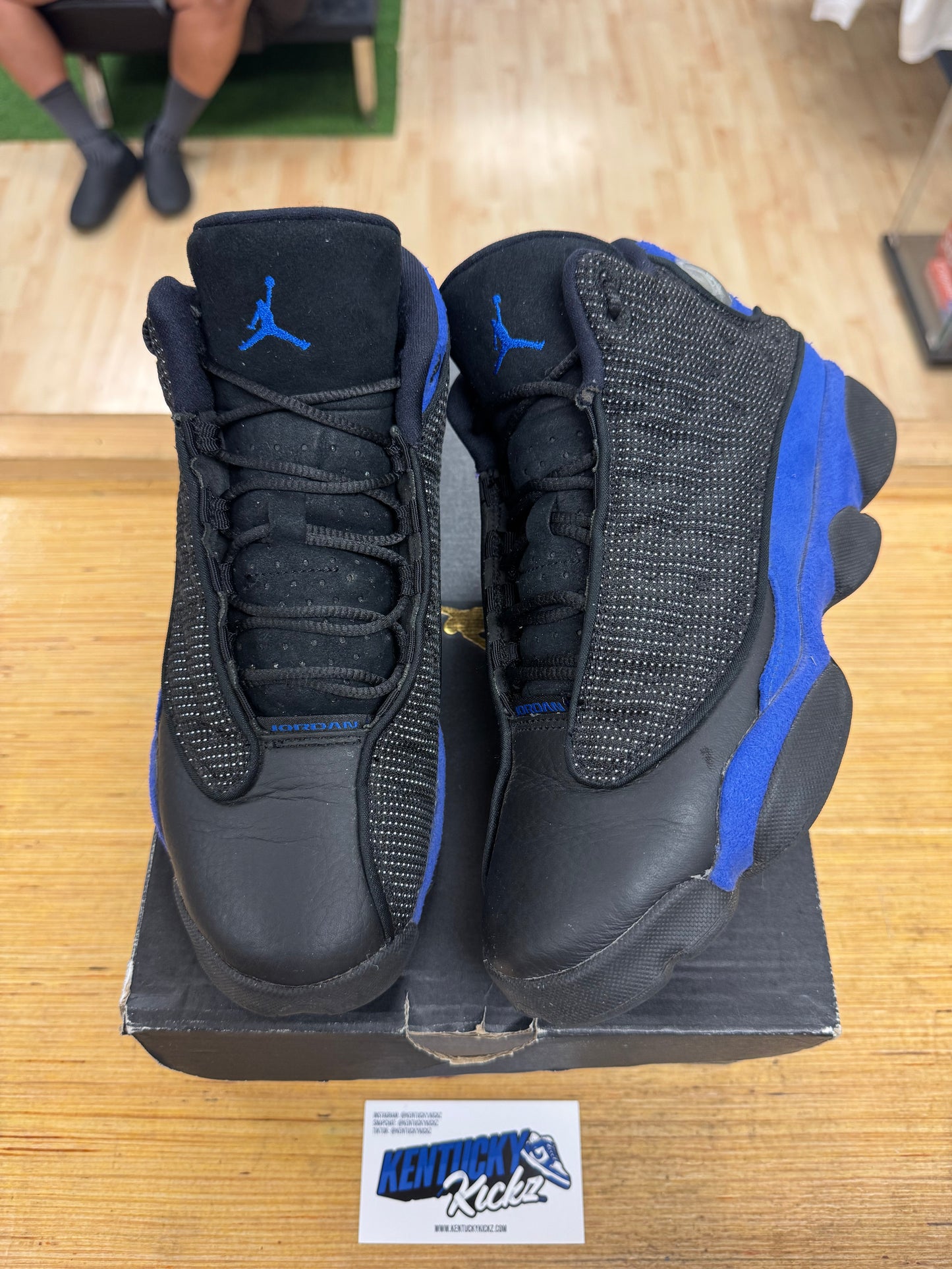 Jordan 13 Retro “Black Hyper Royal” (Sz 5.5Y)