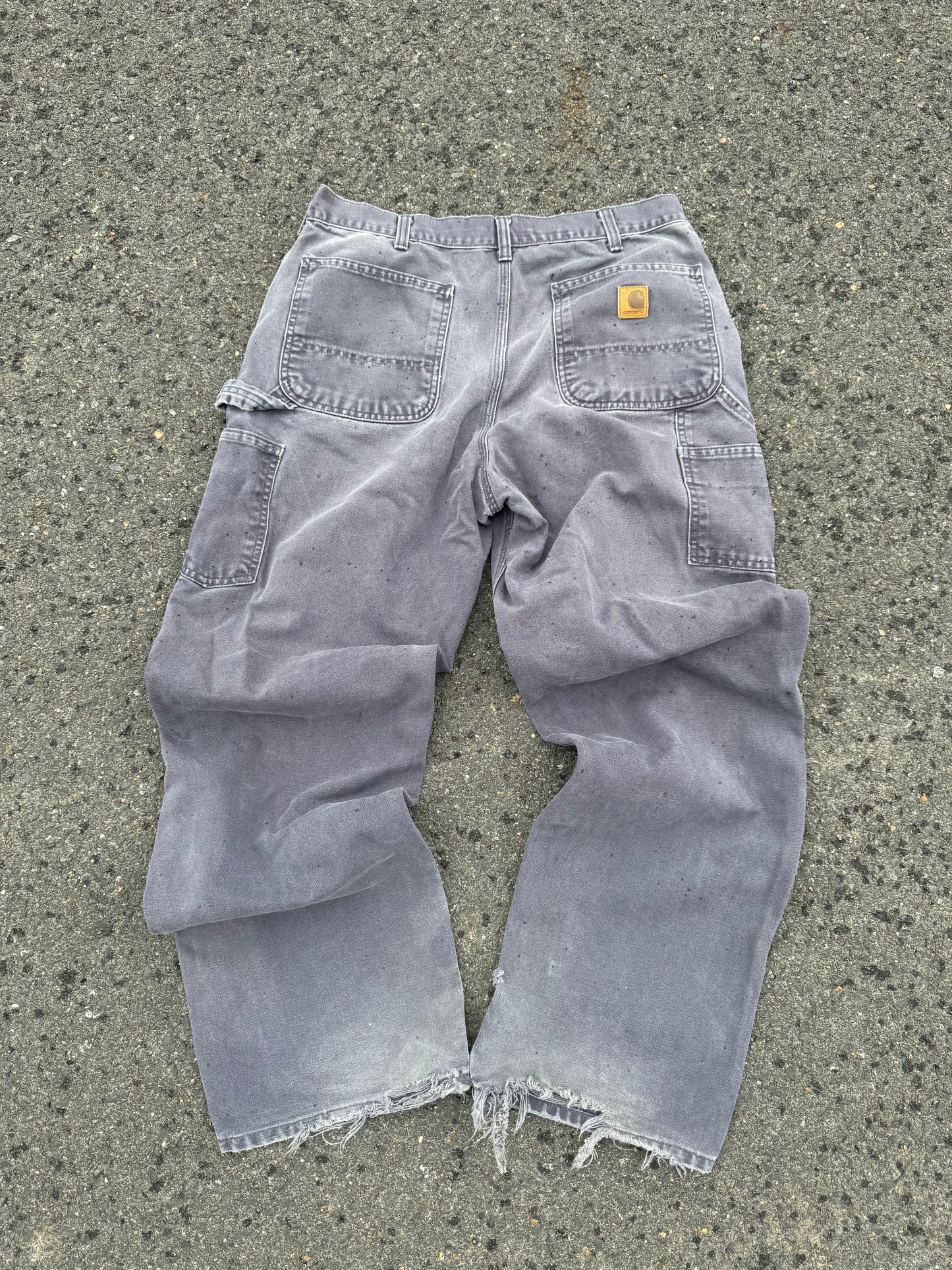 “VINTAGE” Faded Grey Carhartt Jeans - 34 x 34