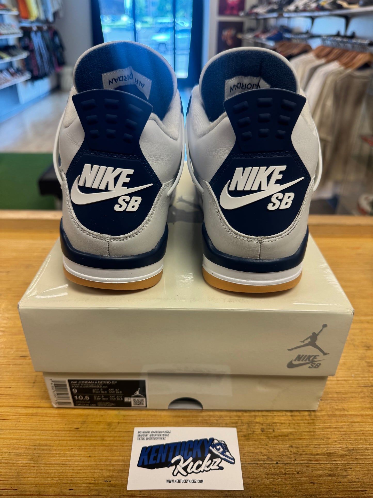 Jordan 4 Retro SB “Navy” (Sz 9)