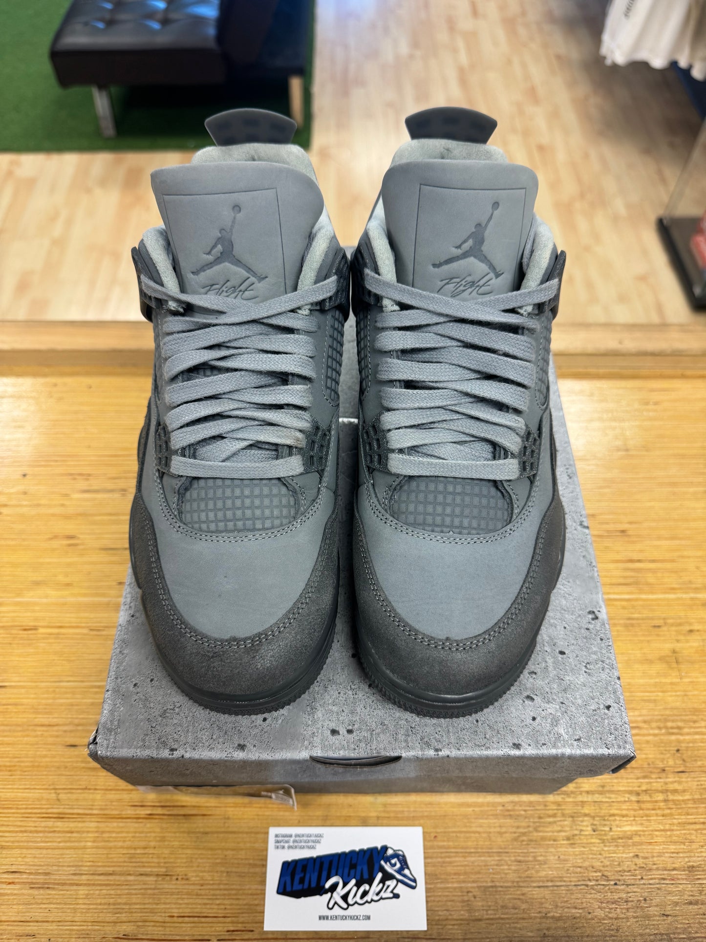 Jordan 4 Retro “Wet Cement” (Sz 7.5)
