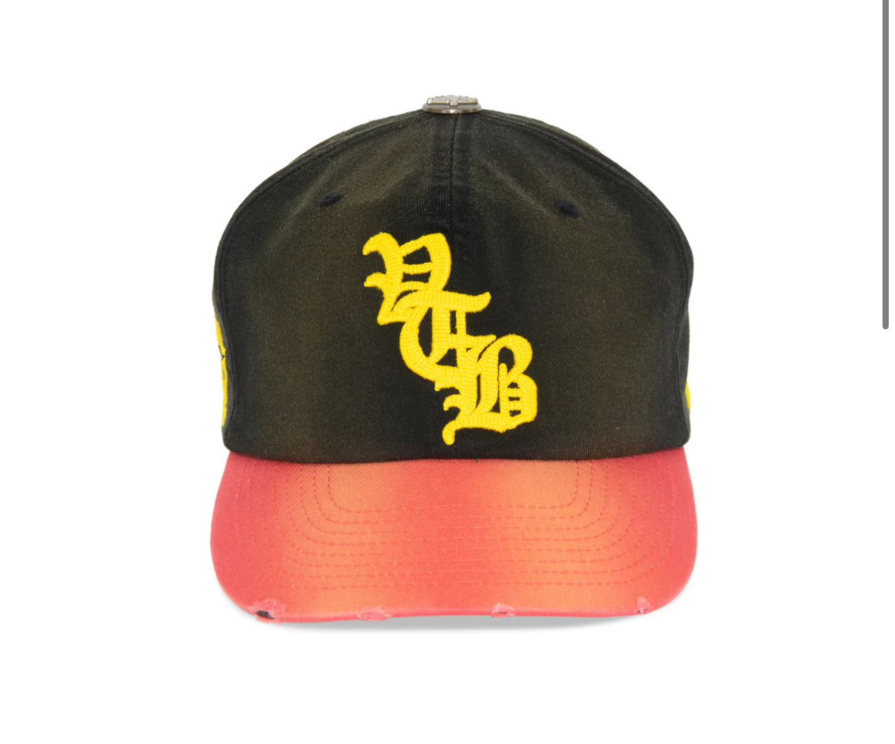 “Vertabrae” BLACK AND GOLD SNAPBACK
