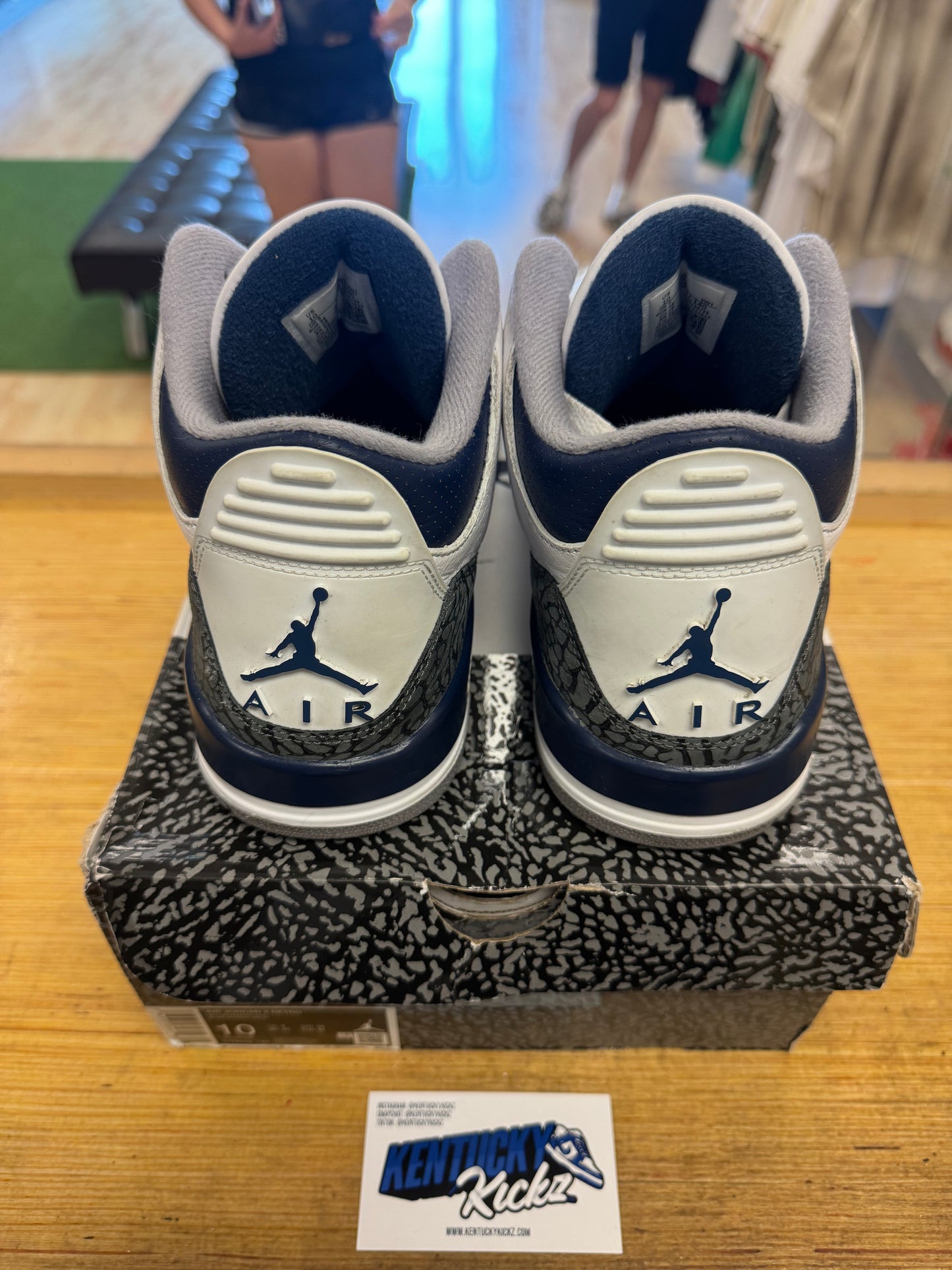 Jordan 3 Retro “Midnight Navy” (Sz 10)