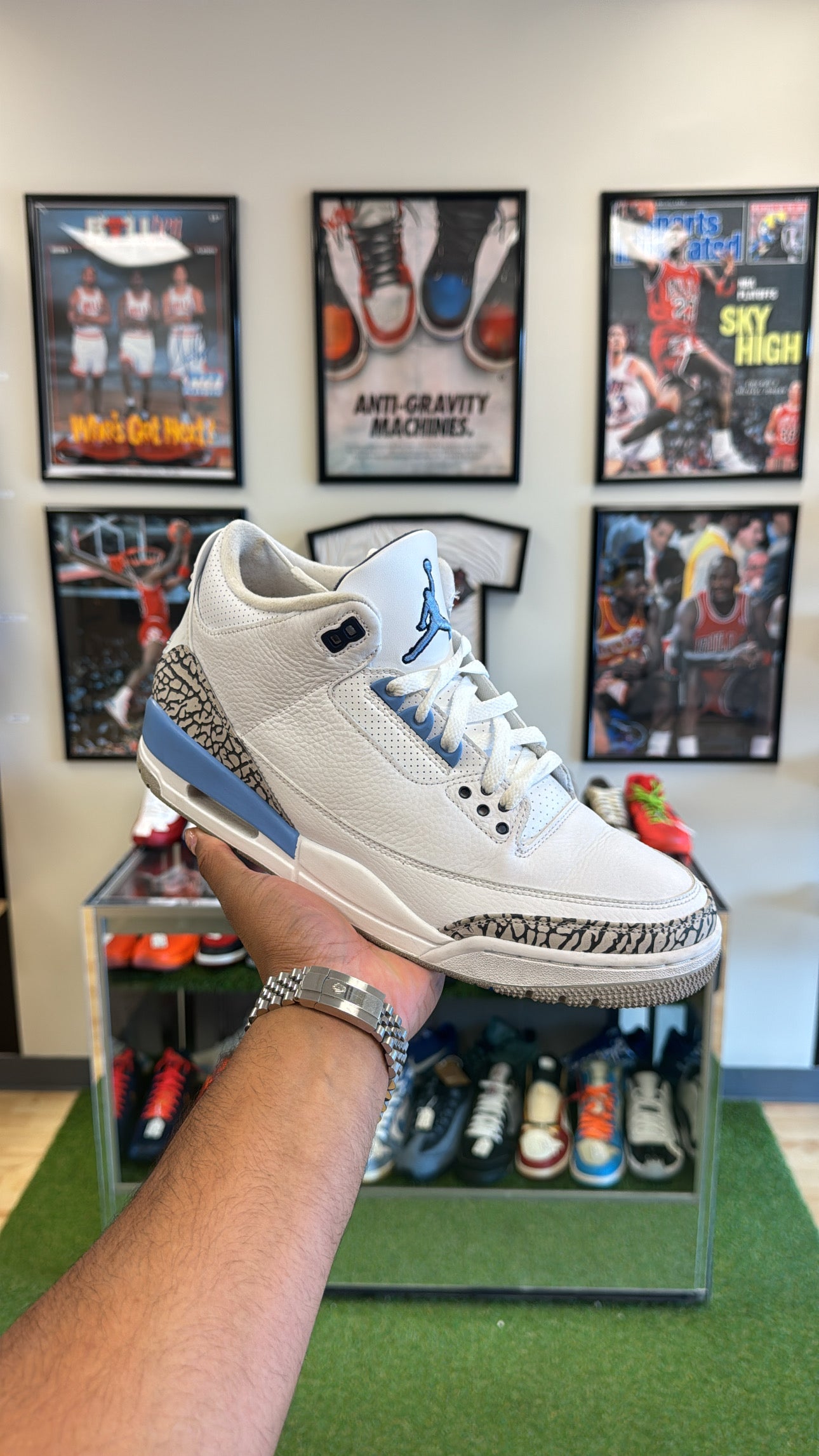Jordan 3 Retro “UNC” (Sz 11)