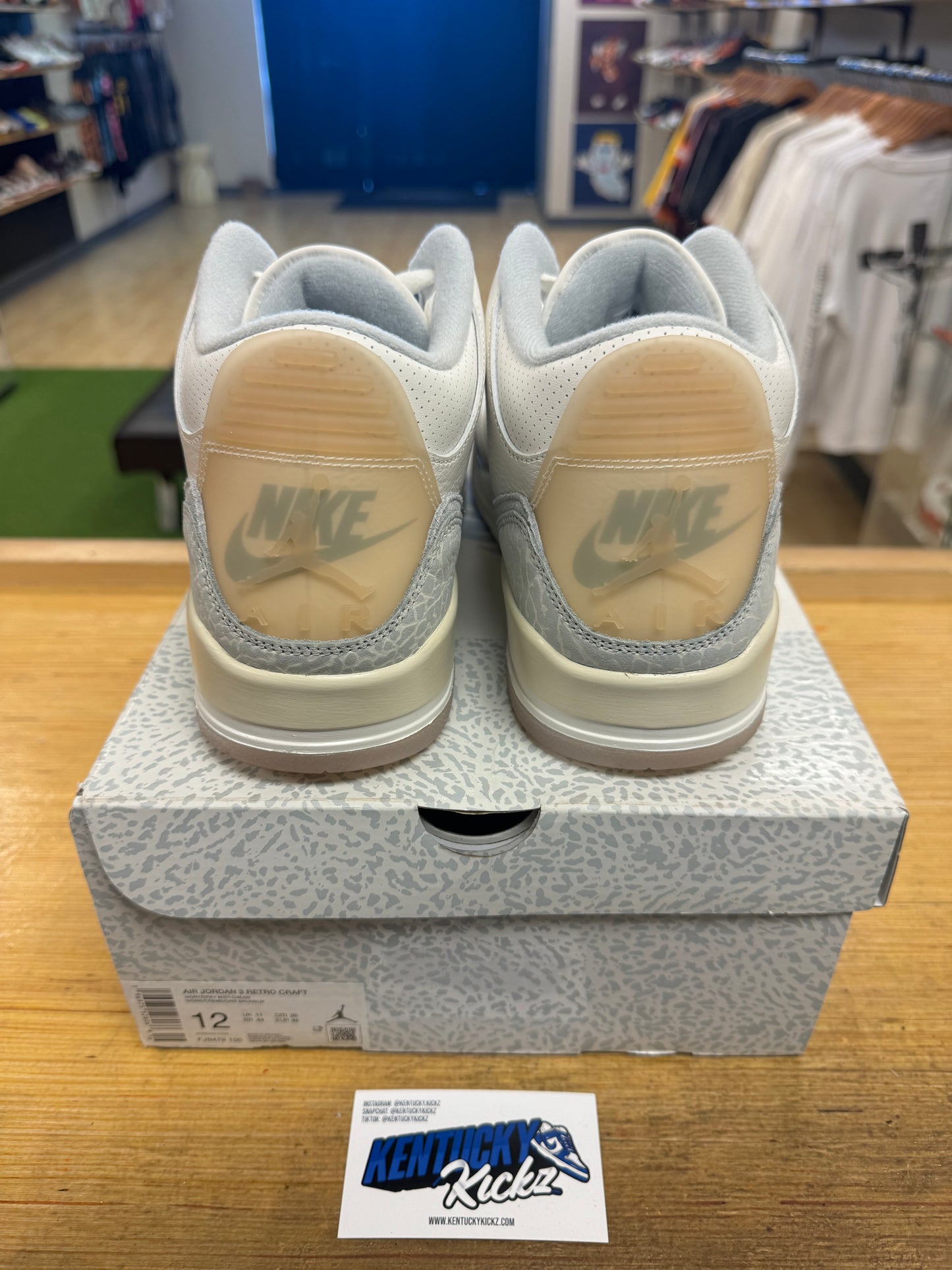 Jordan 3 Retro “Craft Ivory” (Sz 12)
