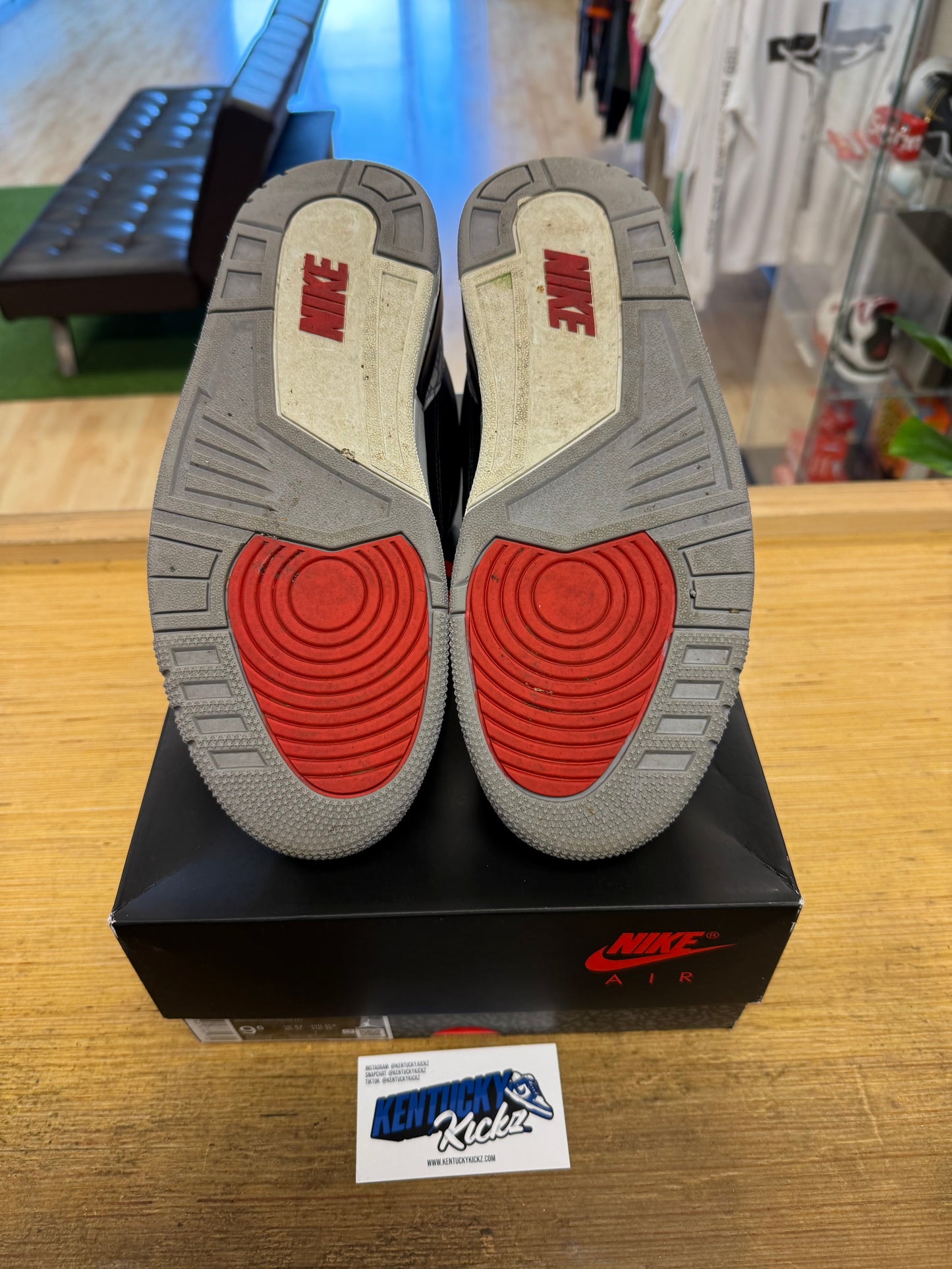 Jordan 3 Retro “Black Cement” (Sz 9.5)