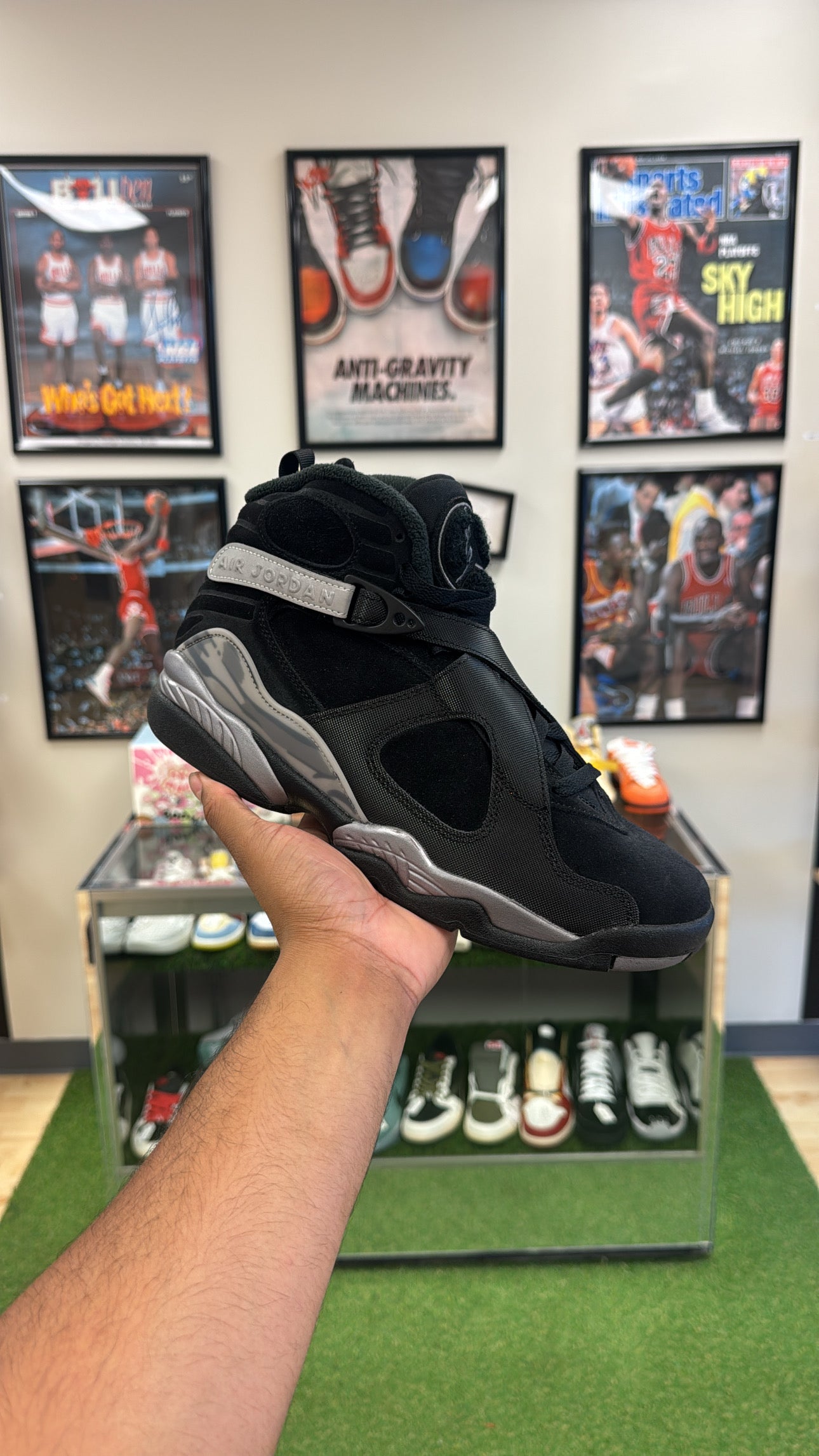 Jordan 8 Retro “Winterized Smoke” (Sz 8.5)