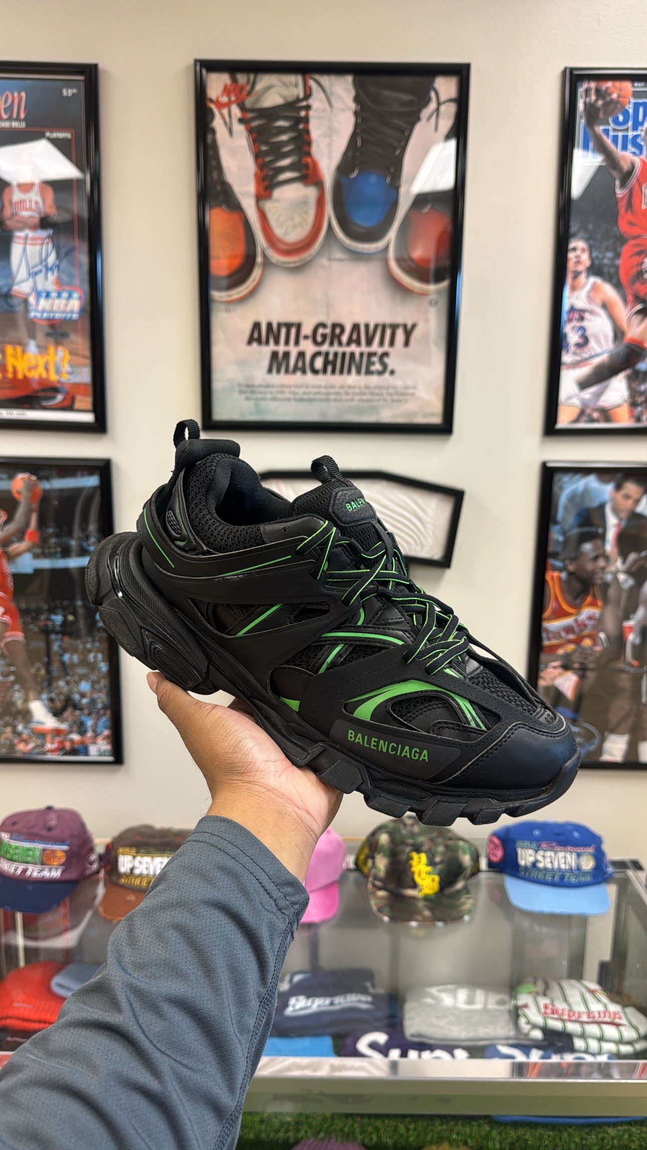 Balenci Track “Black Green” (Sz 45 EU/ 12 Men)