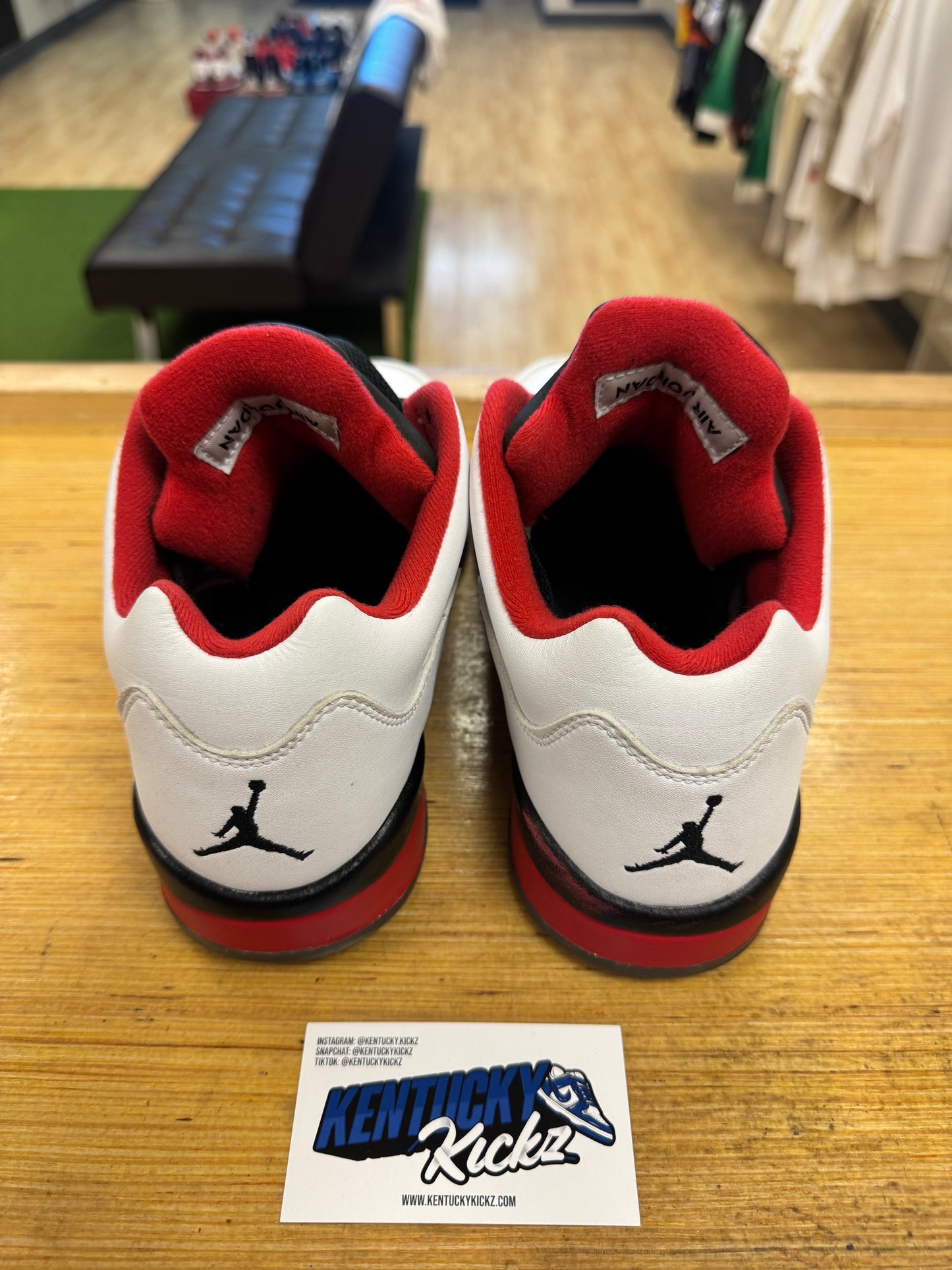 Jordan 5 Low “Fire Red” (Sz 9.5)