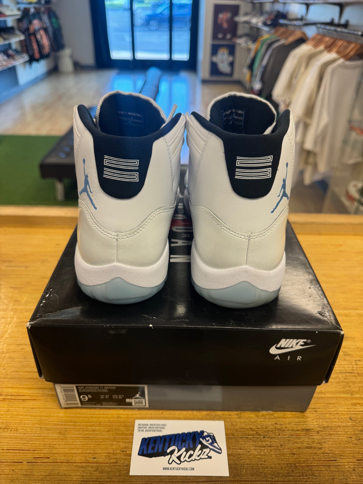 Jordan 11 Retro “Legend Blue” (Sz 9.5)