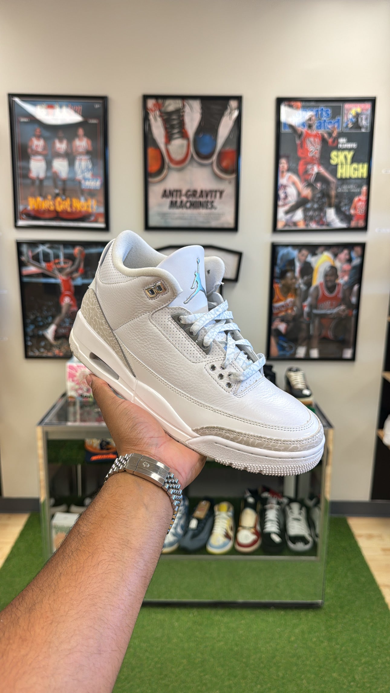 Jordan 3 Retro “Pure Money” 2025 (Sz 8.5)