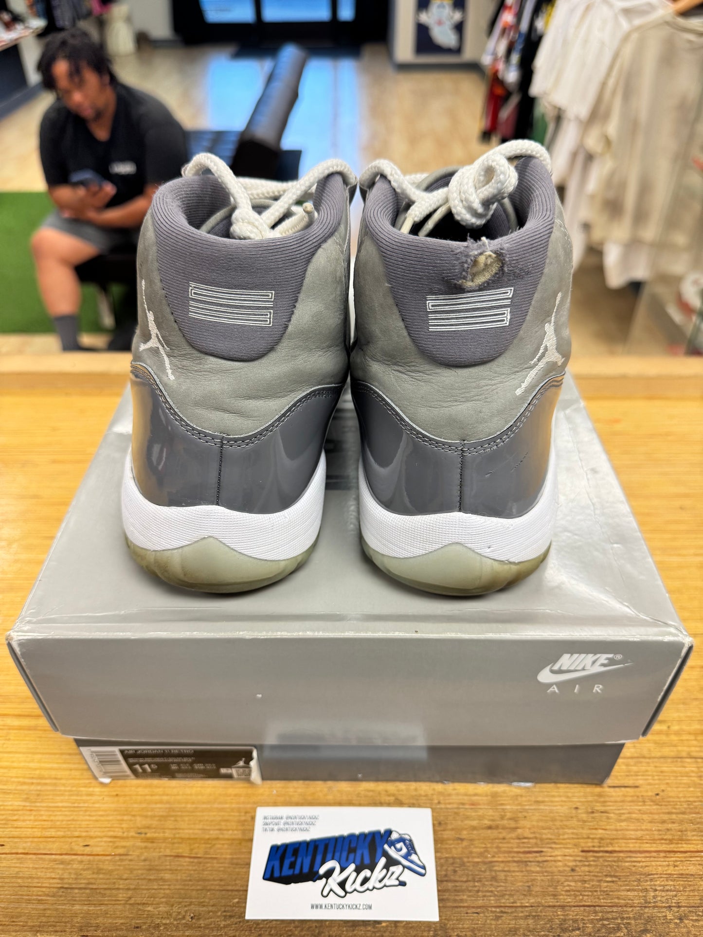 Jordan 11 Retro “Cool Grey” (Sz 11.5)