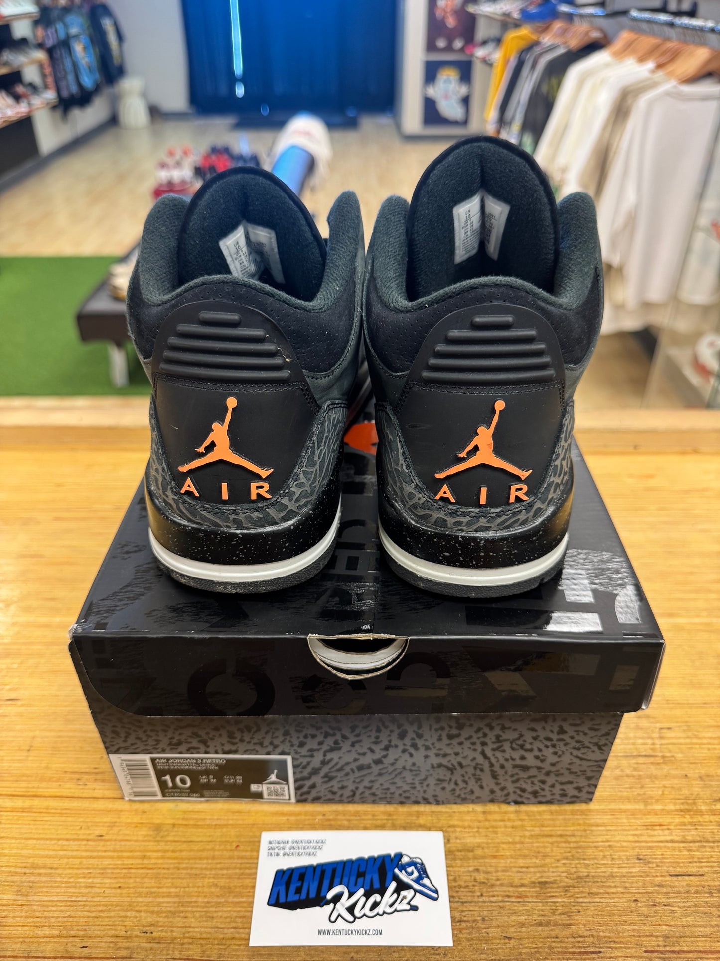 Jordan 3 Retro “Fear” 2023 (Sz 10)
