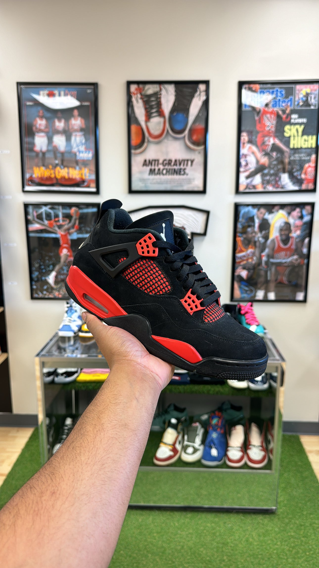 Jordan 4 Retro “Red Thunder” (Sz 9.5)