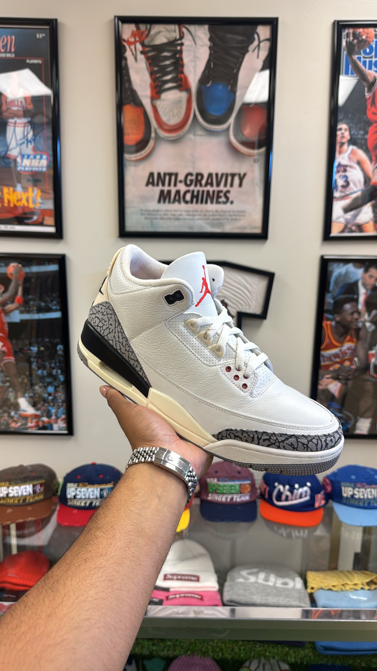 Jordan 3 Retro “White Cement Reimagined” (Sz 12)
