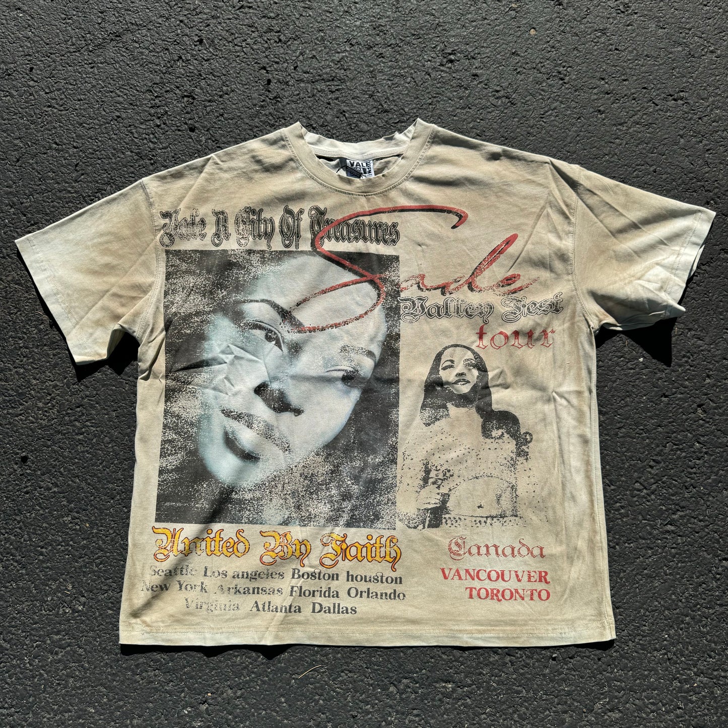 “VALE” TOUR CRÈME TEE