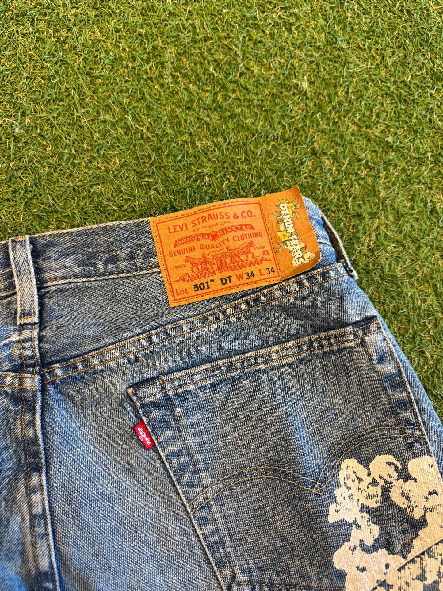 Denim Tears x Levi’s Cotton Wreath Jean (Light Washed)