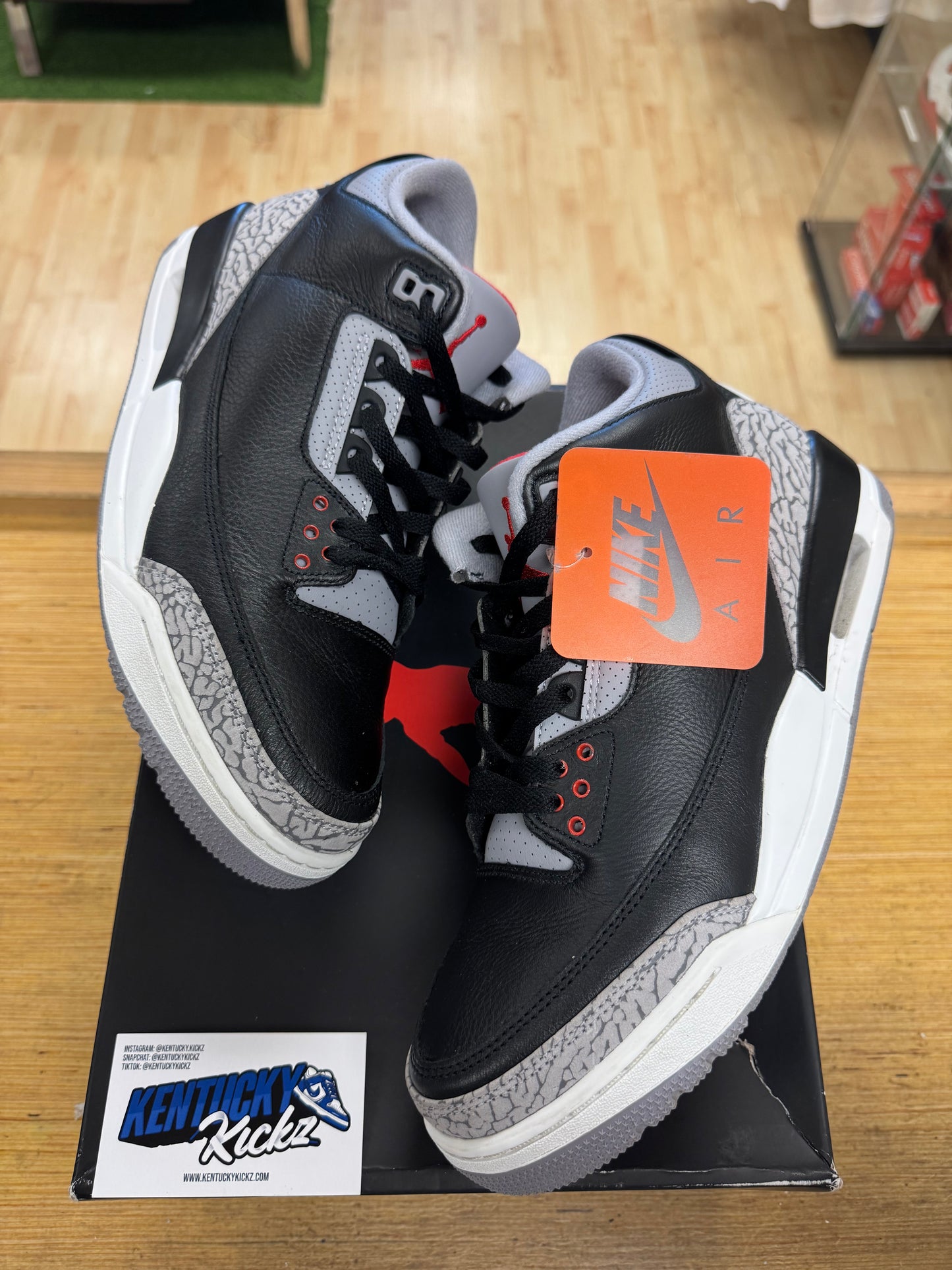 Jordan 3 Retro OG “Black Cement” 2024 (Sz 10.5)