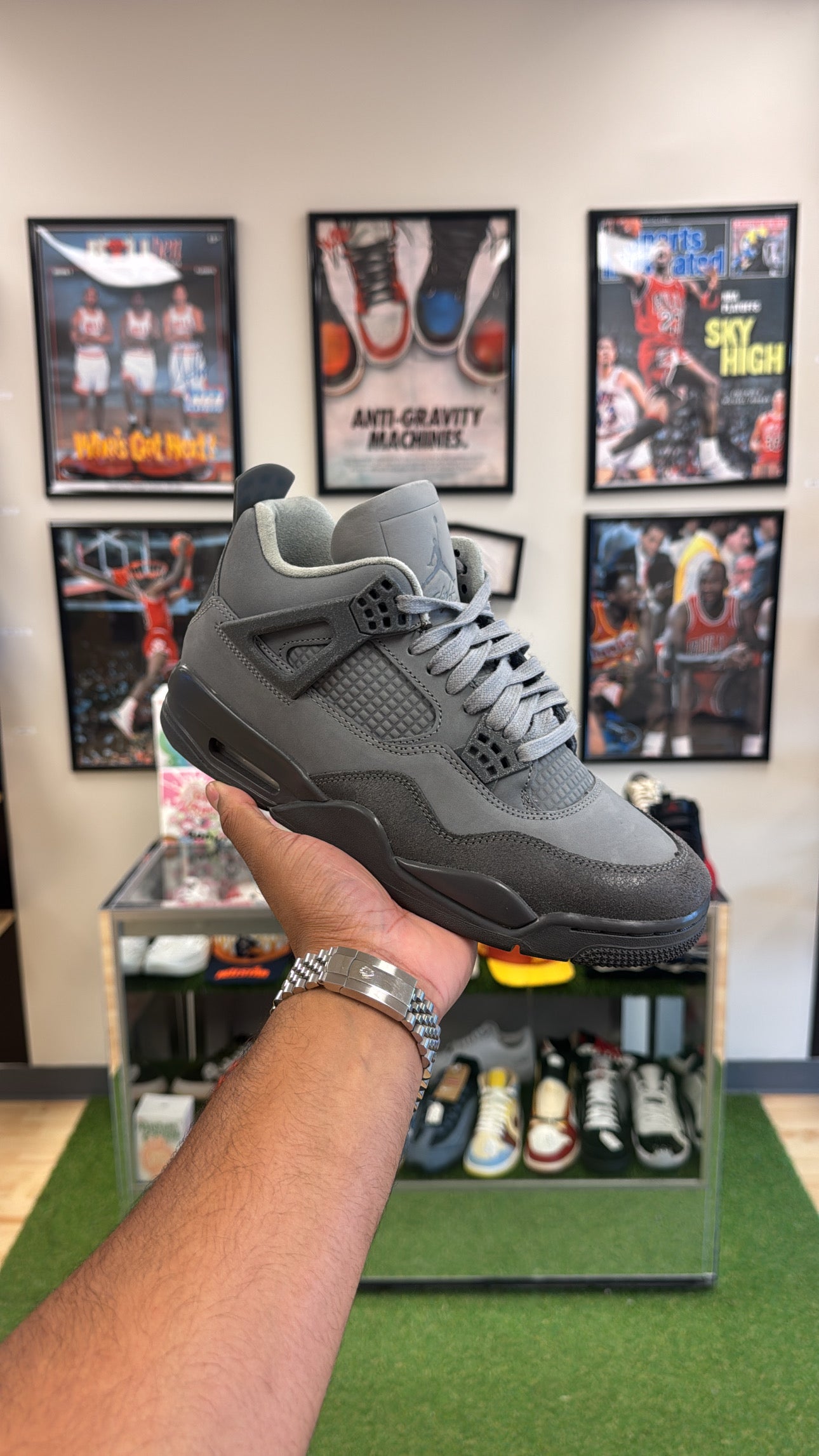 Jordan 4 Retro “Wet Cement” (Sz 7.5)