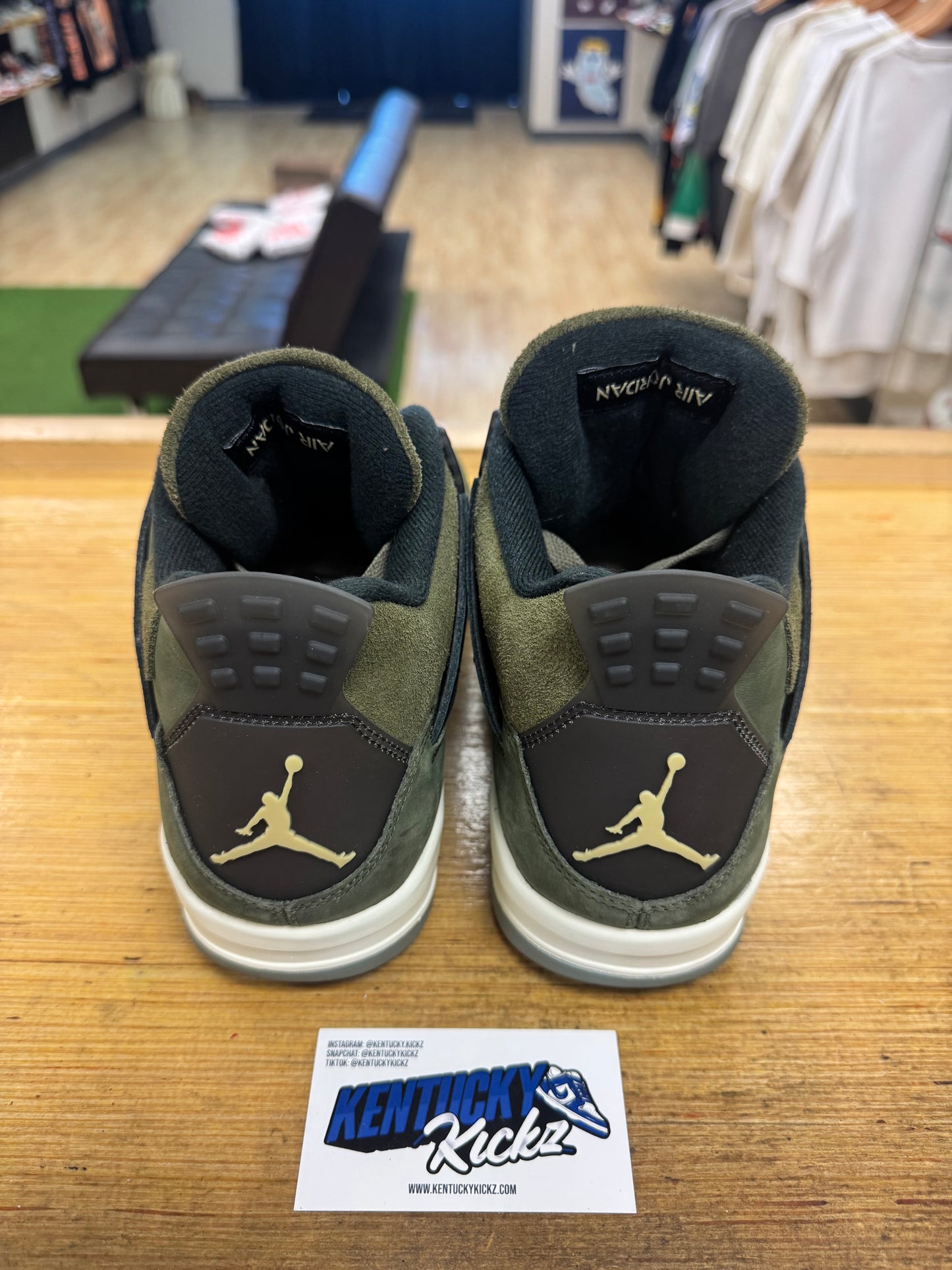 Jordan 4 Retro “Craft Medium Olive” (Sz 12)