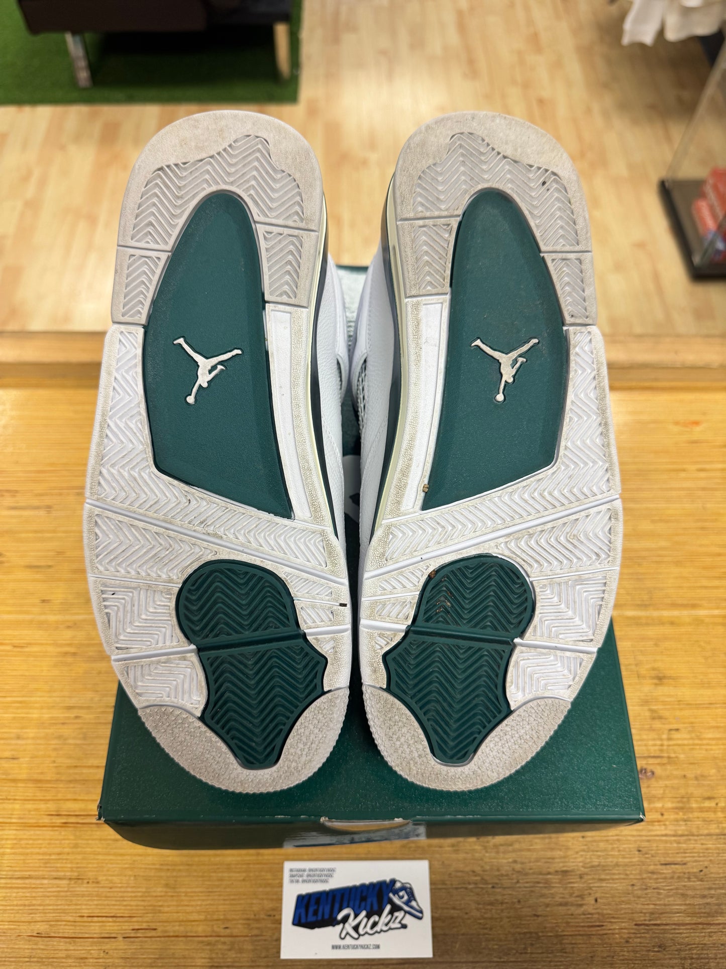 Jordan 4 Retro “Oxidized Green” (Sz 10.5)