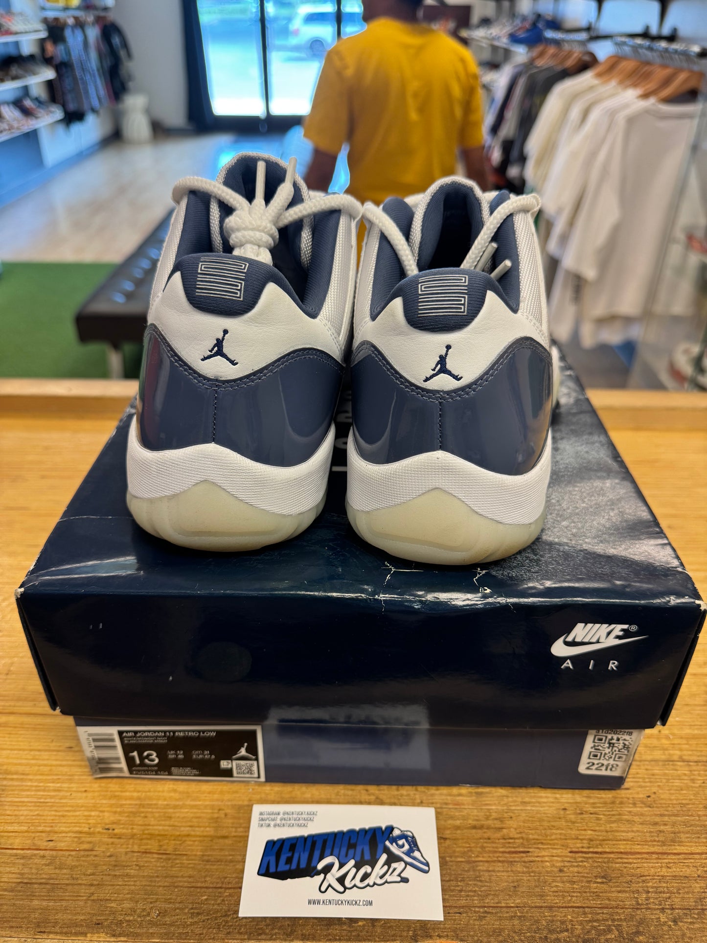 Jordan 11 Low “Diffused Blue” (Sz 13)