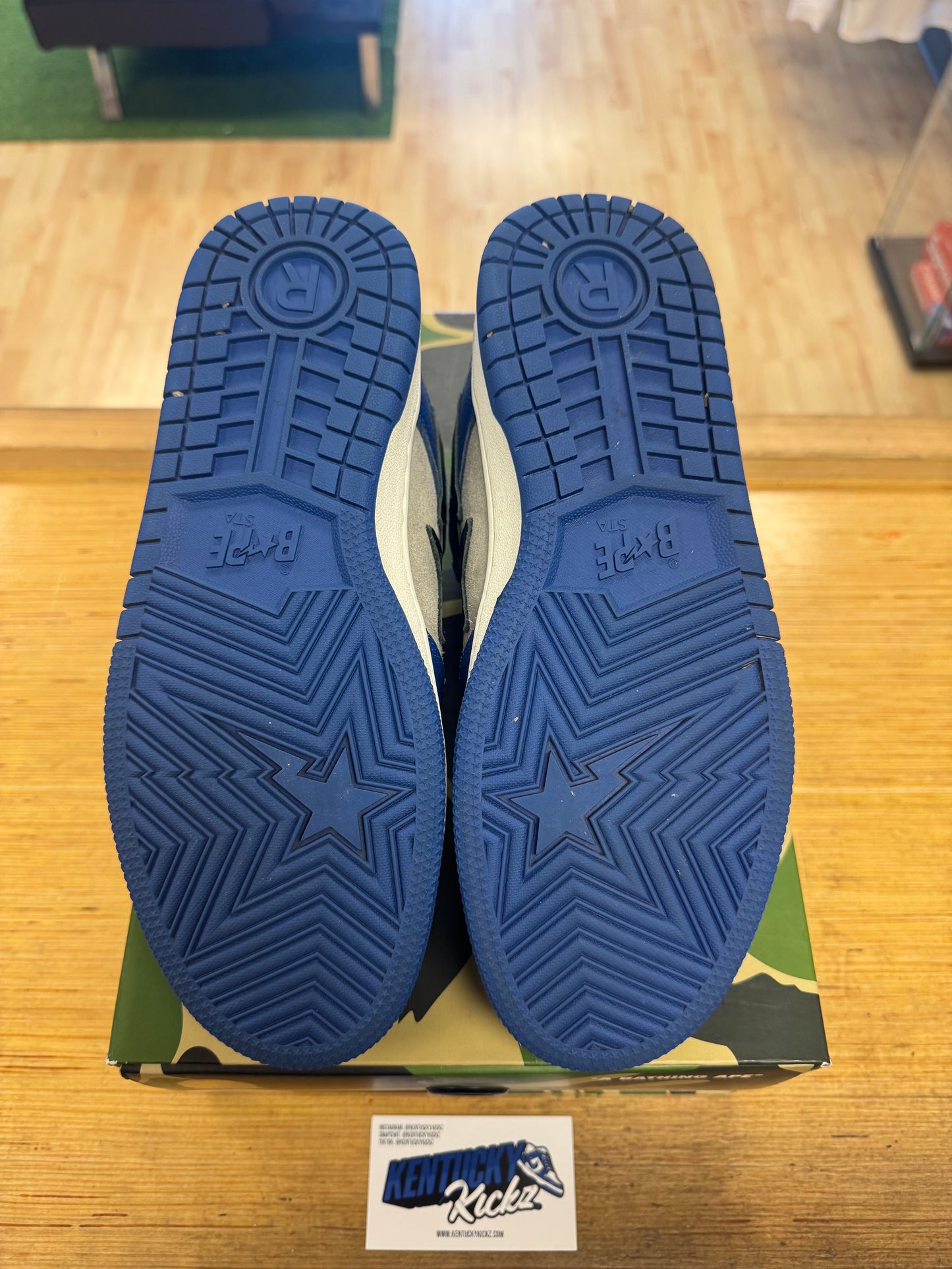 Bathing Ape Bape SK8 Sta “Blue Grey