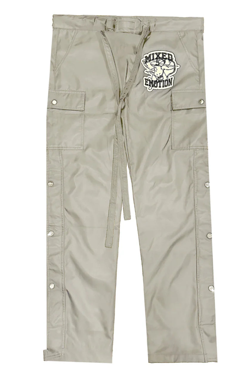 “Mixed Emotions” Grey Angel Nylon Cargos