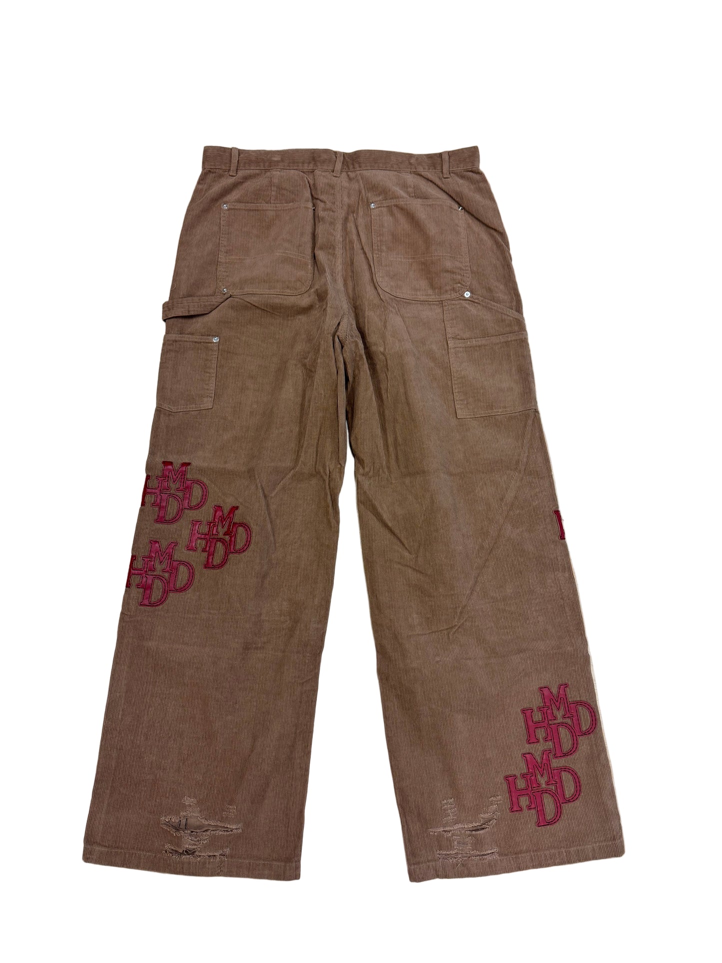 “HMDD” PATCH CORD DOUBLE KNEE PANT