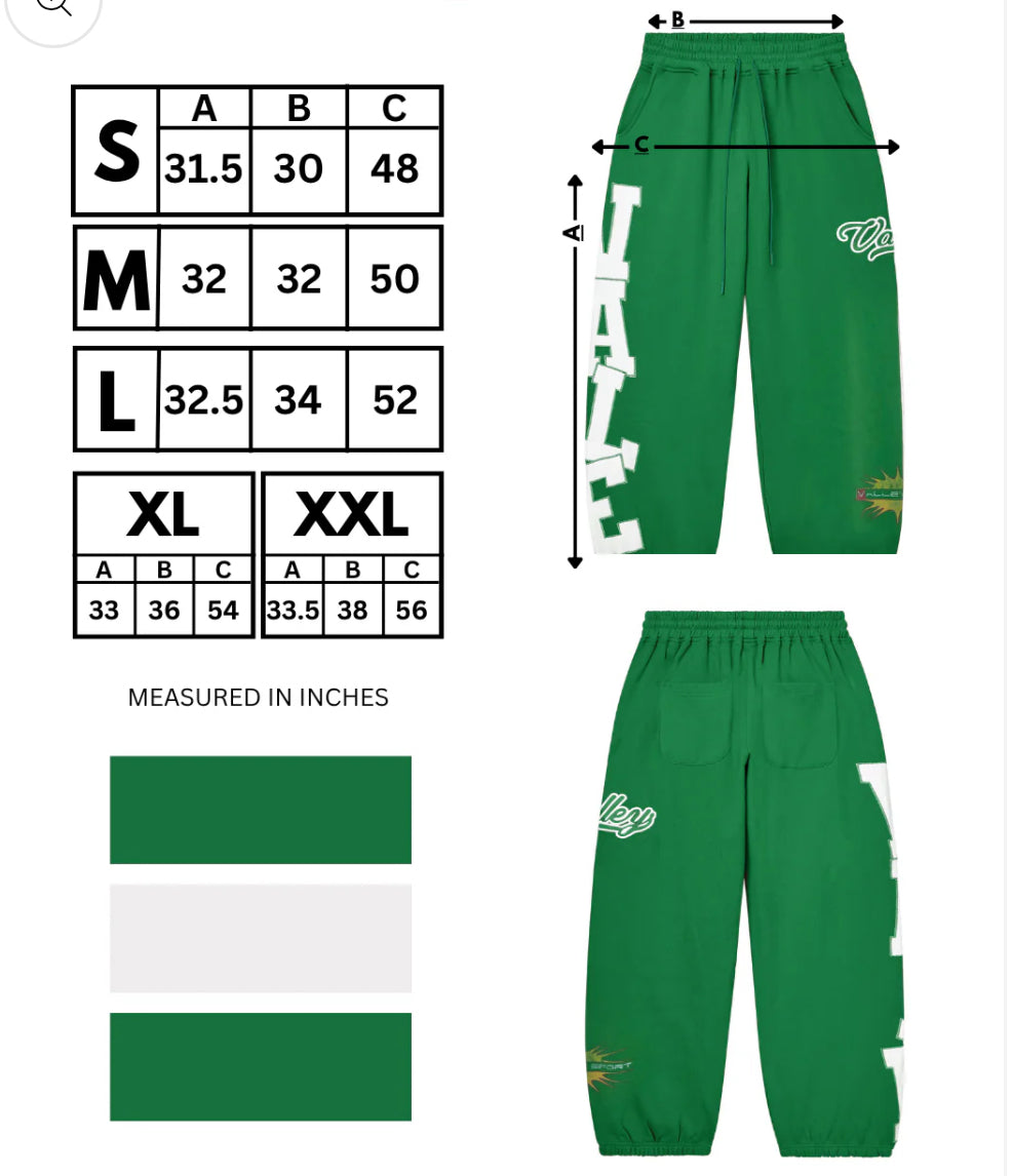 “Vale” LEGO SWEATS (SHAMROCK)
