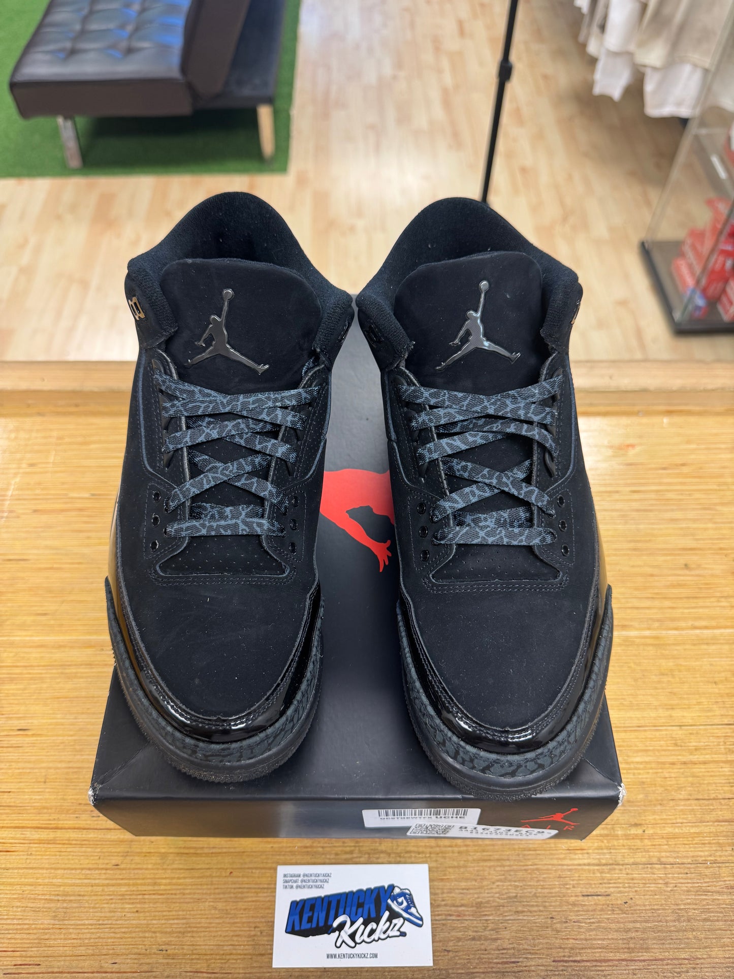 Jordan 3 Retro “Black Cat” 2025 (Sz 10)