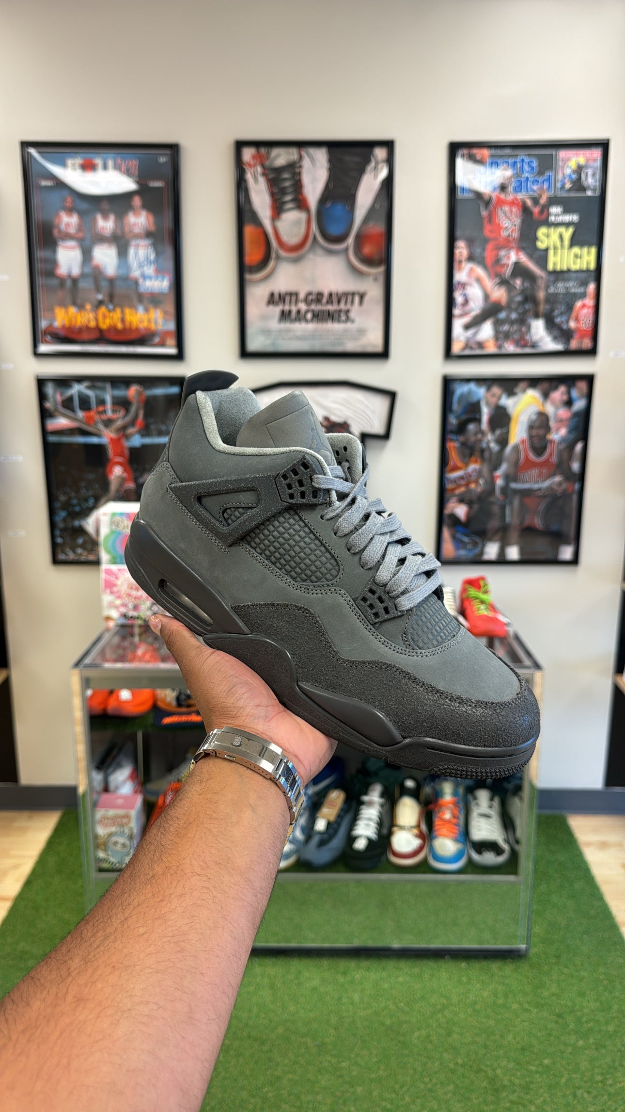 Jordan 4 Retro “Wet Cement” (Sz 10.5)