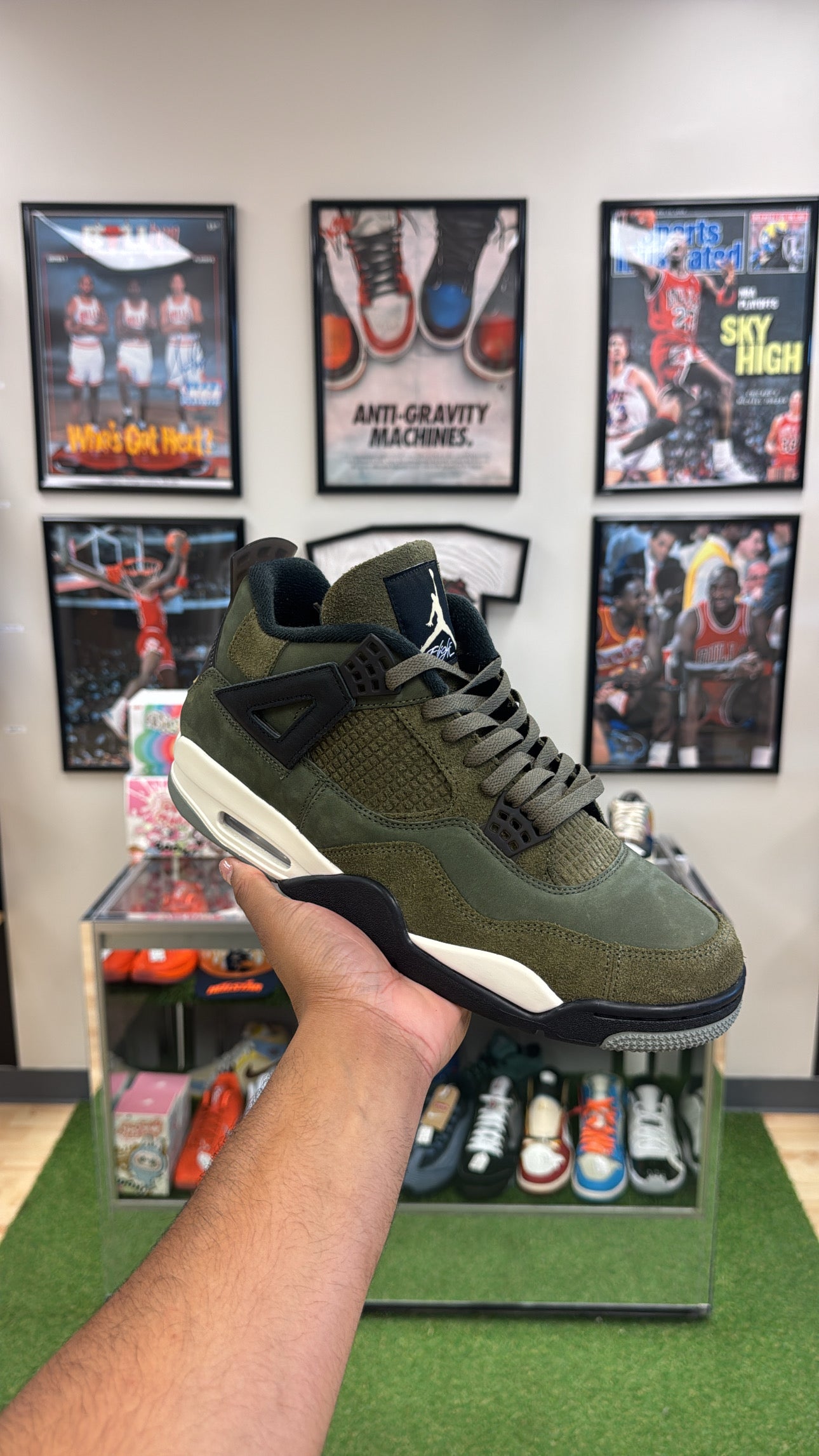 Jordan 4 Retro “Craft Medium Olive” (Sz 12)