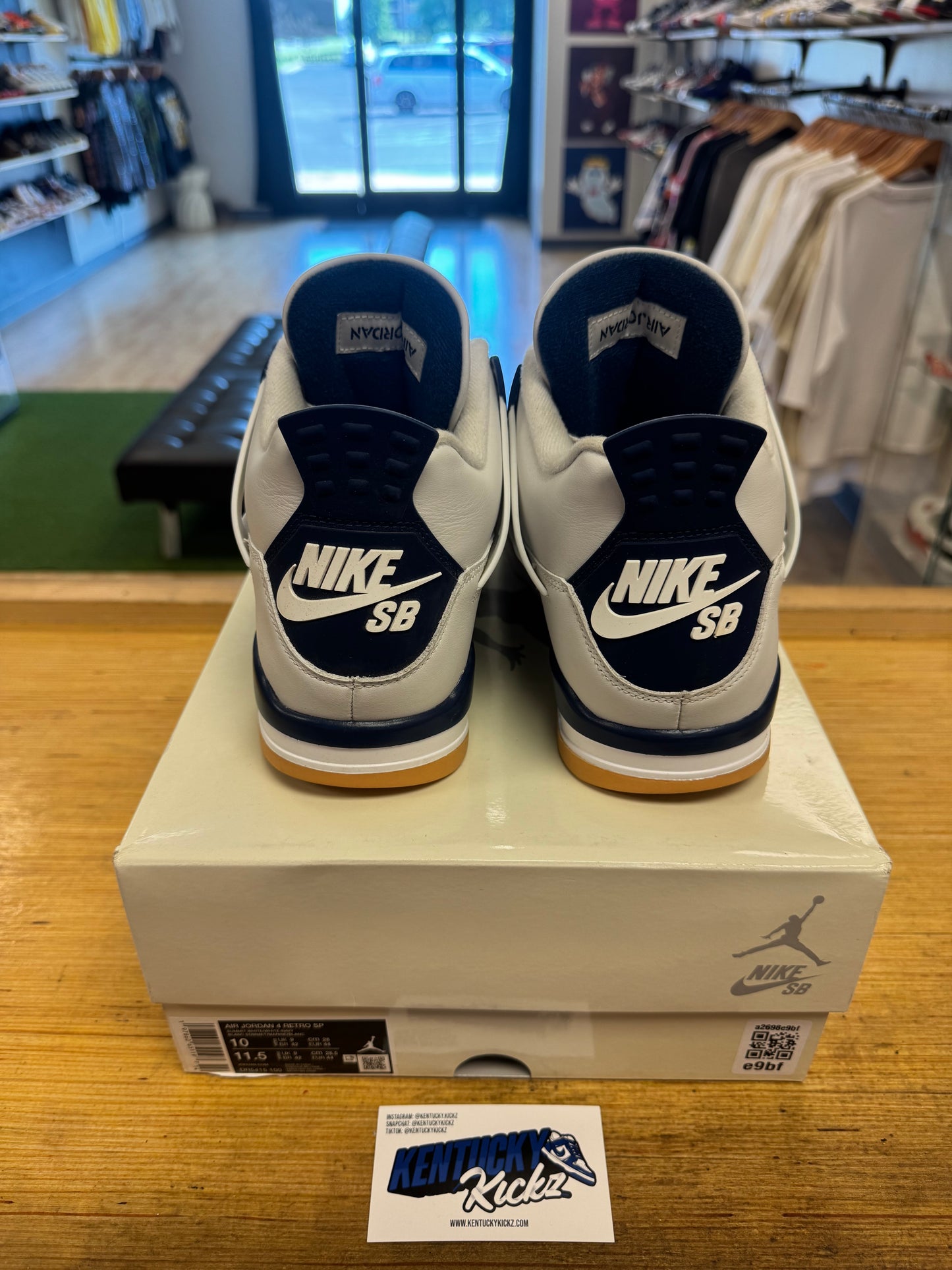 Jordan 4 Retro SB “Navy” (Sz 10)